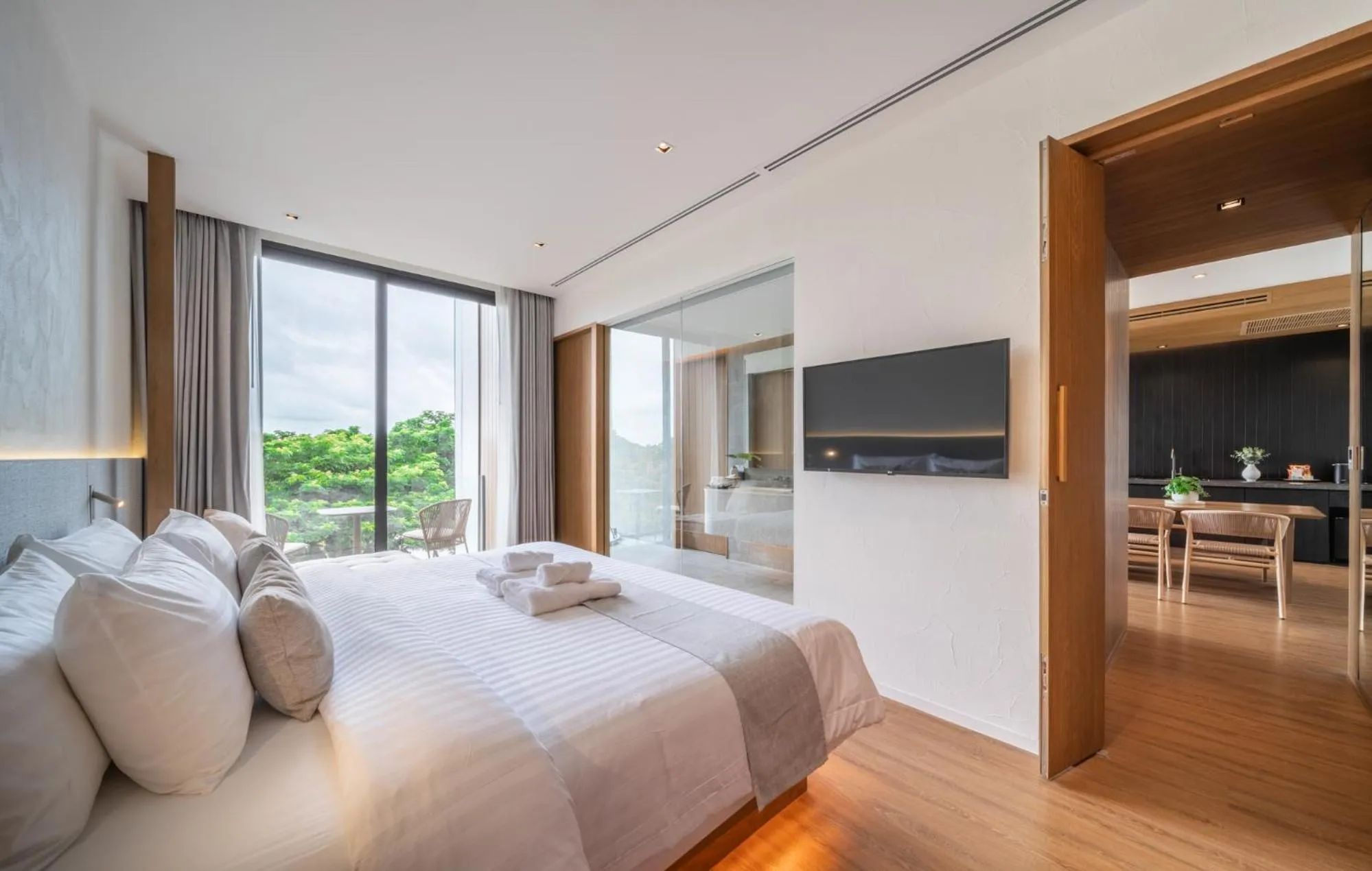 Bed in Riva Vista Riverfront Resort Chiang Rai