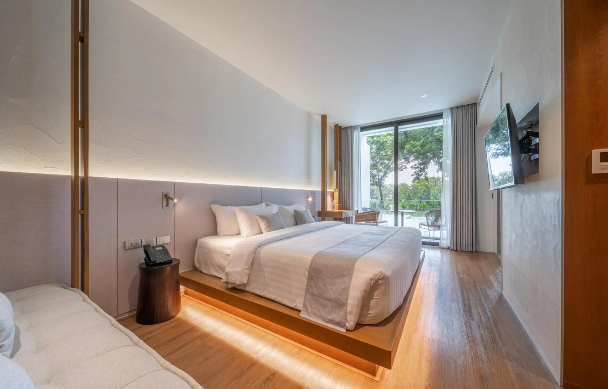 Bed in Riva Vista Riverfront Resort Chiang Rai