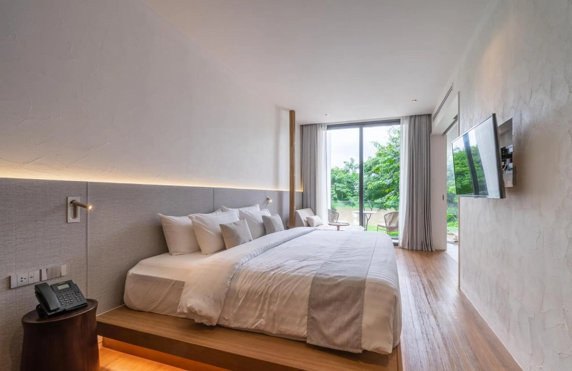 Bed in Riva Vista Riverfront Resort Chiang Rai