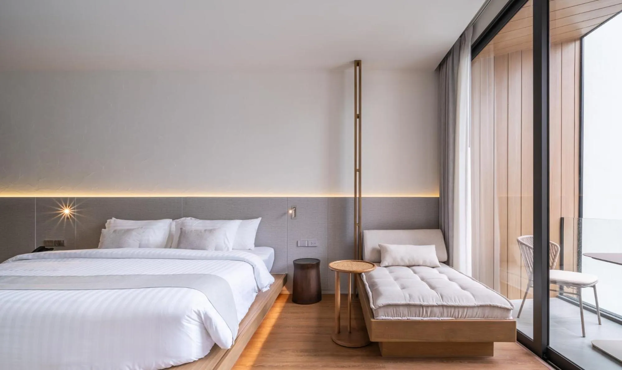 Bed in Riva Vista Riverfront Resort Chiang Rai