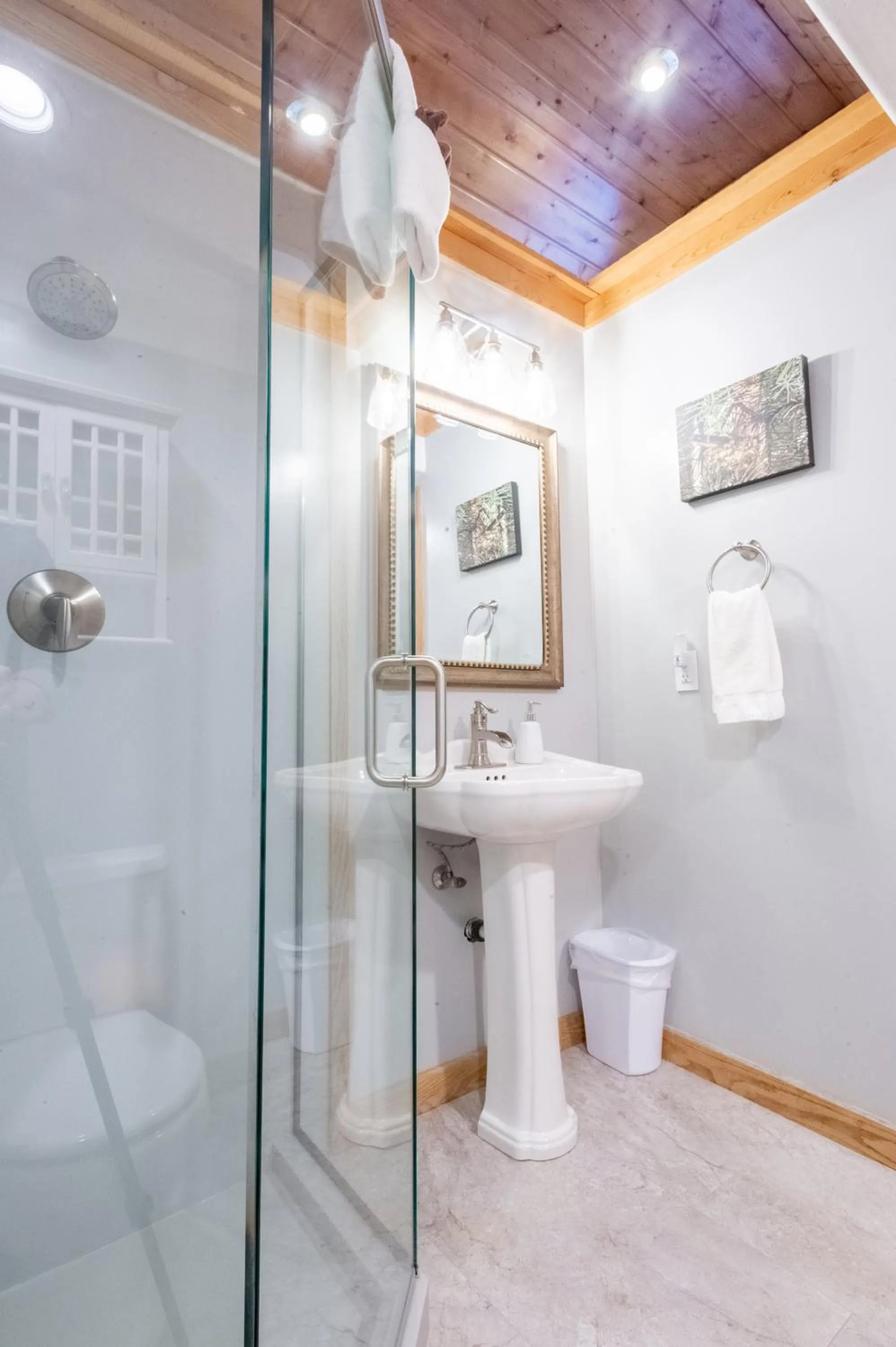 Bathroom in Alpen Way Chalet Mountain Lodge