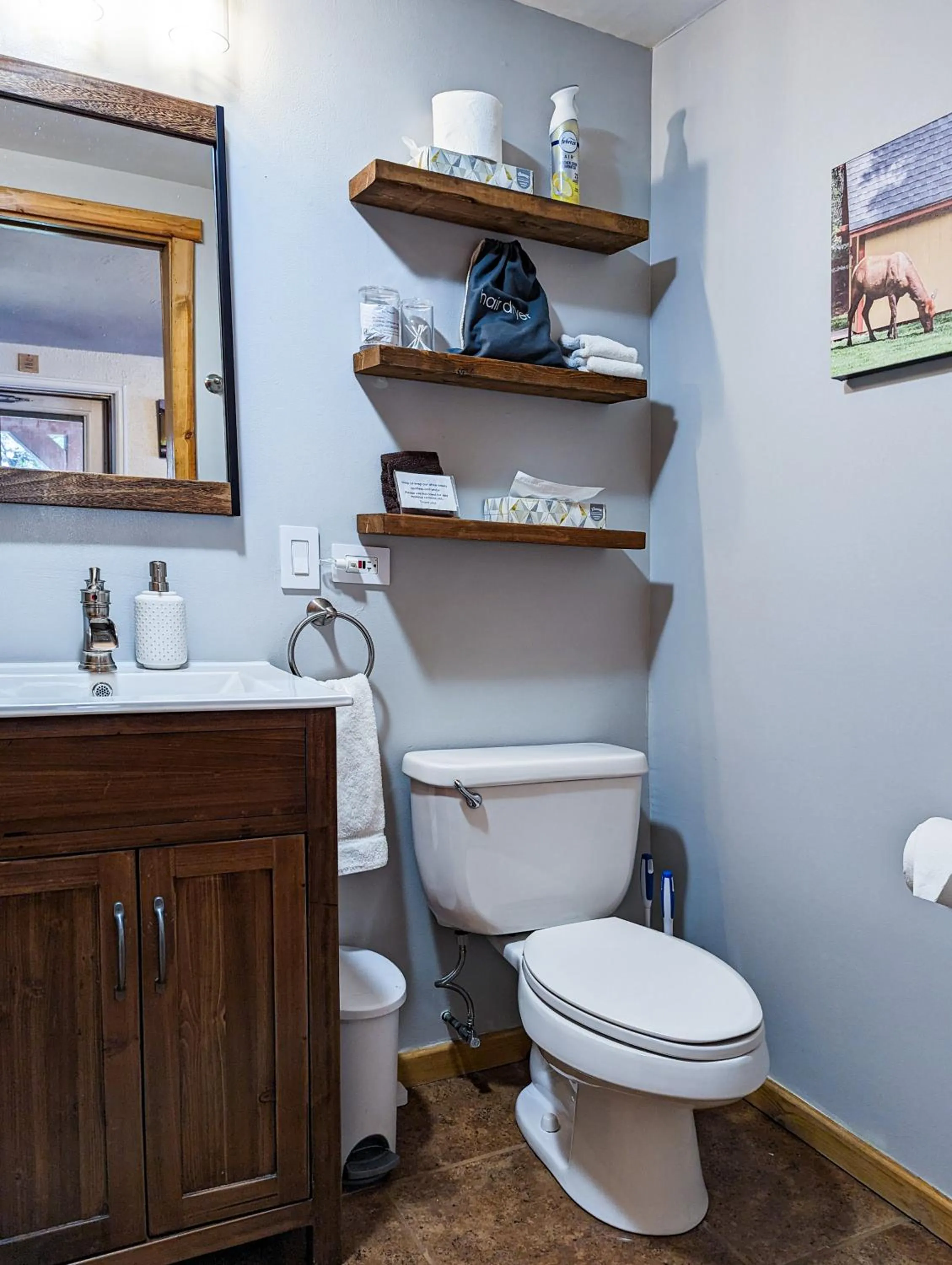 Toilet in Alpen Way Chalet Mountain Lodge
