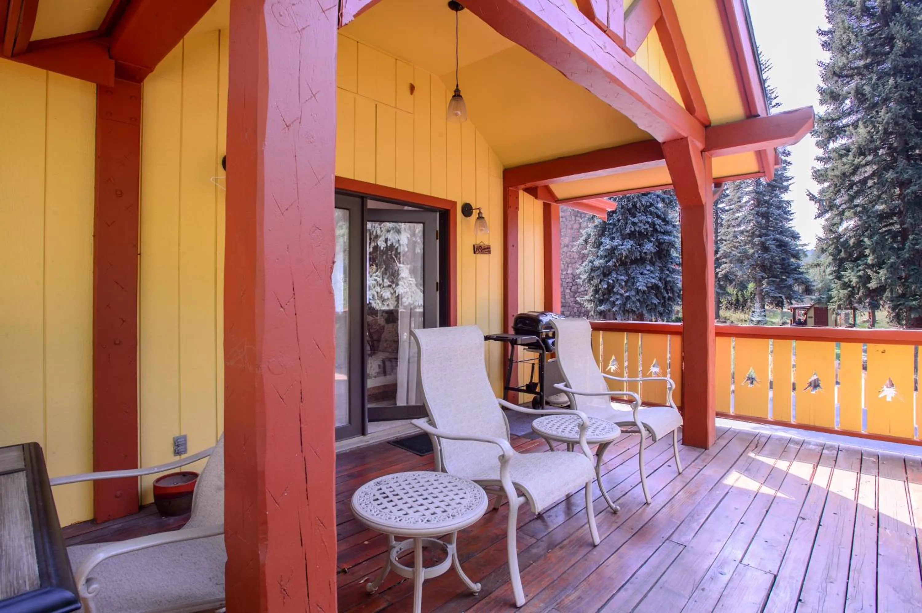 Balcony/Terrace in Alpen Way Chalet Mountain Lodge