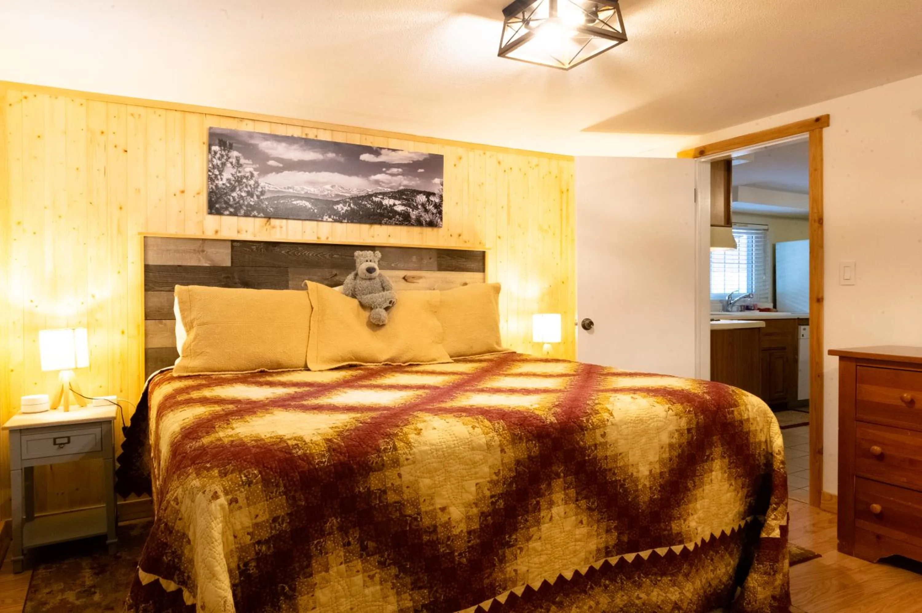Bed in Alpen Way Chalet Mountain Lodge