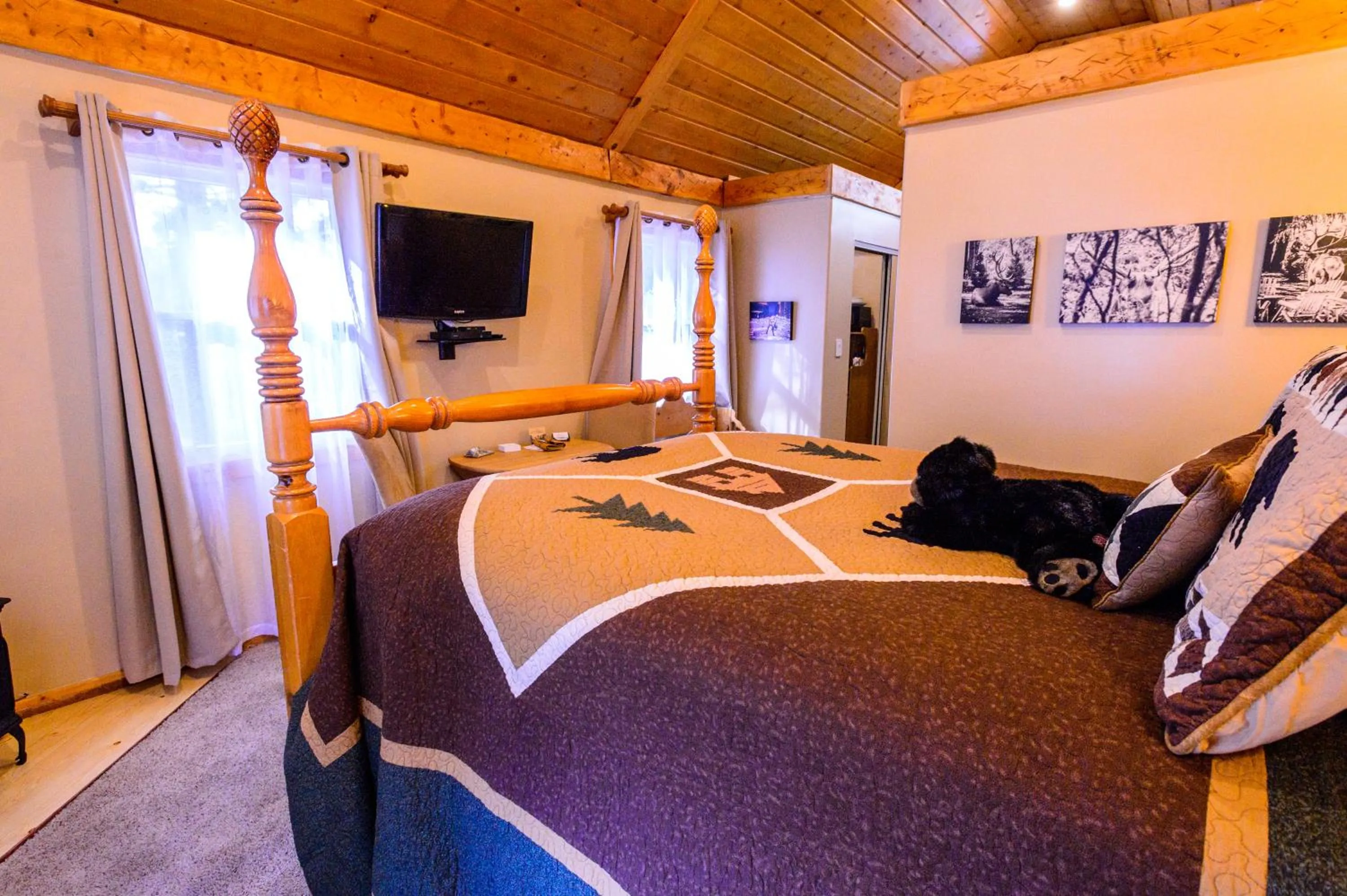Bed in Alpen Way Chalet Mountain Lodge