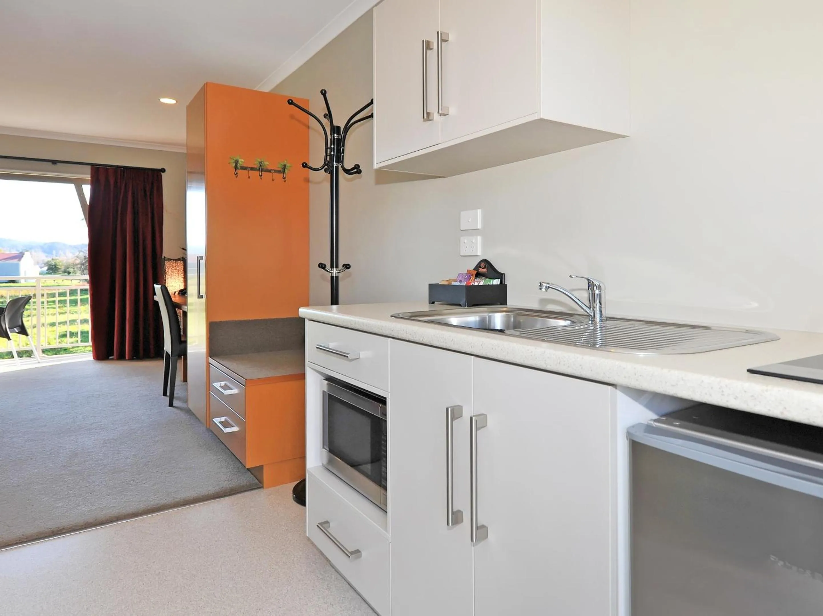 Kitchen or kitchenette in Mohua Motels