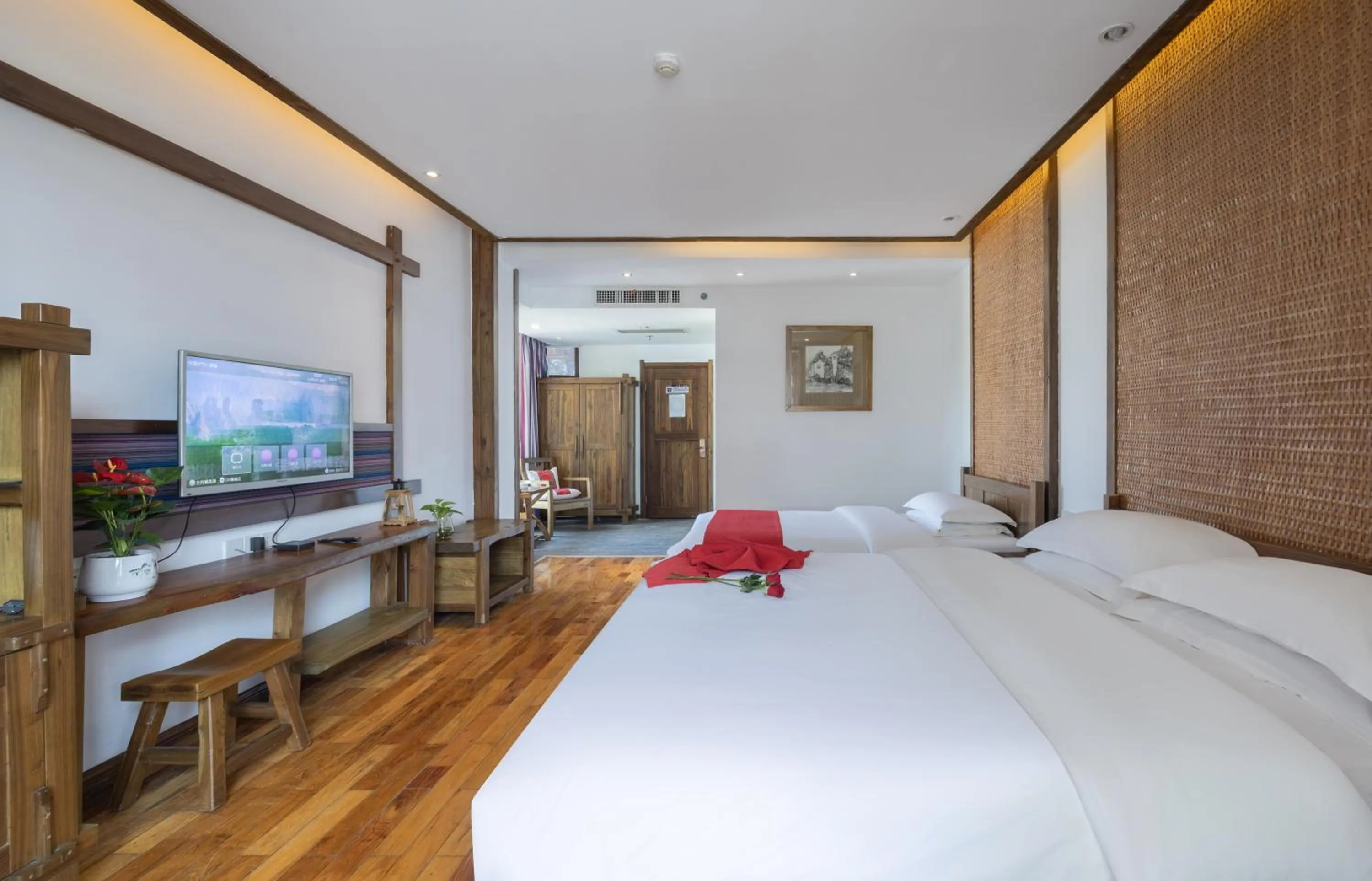 Bed in SecGarden Boutique Hotel