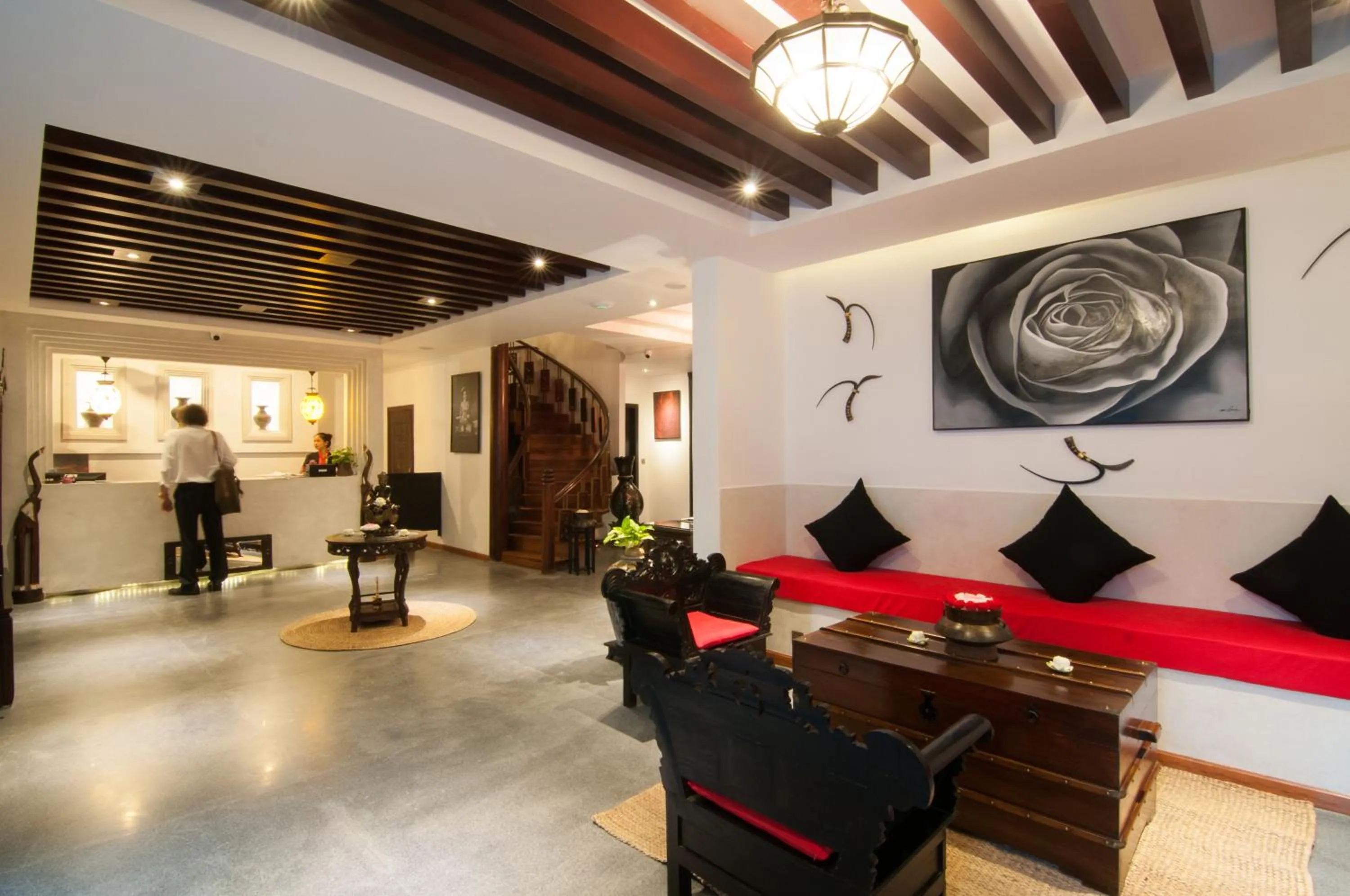 Lobby or reception in La Rose Suites