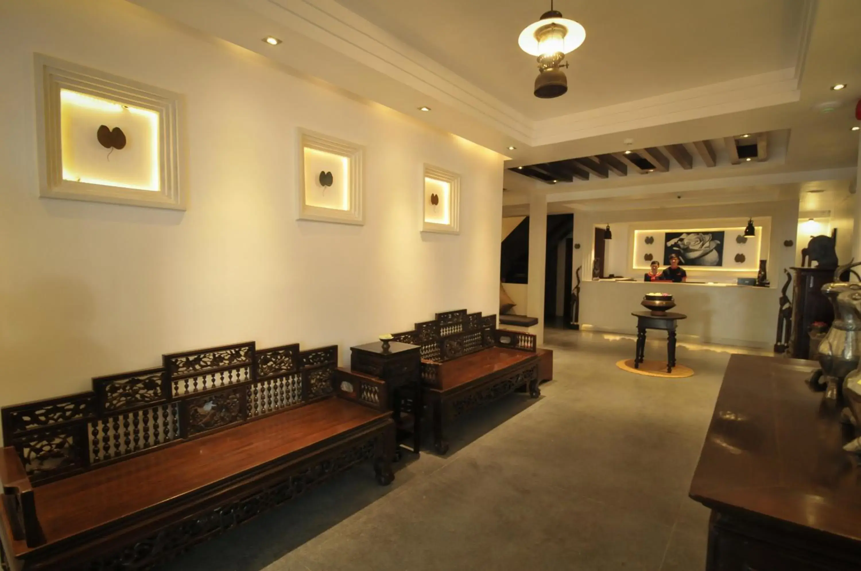 Lobby or reception in La Rose Suites Lobby or reception in La Rose Suites