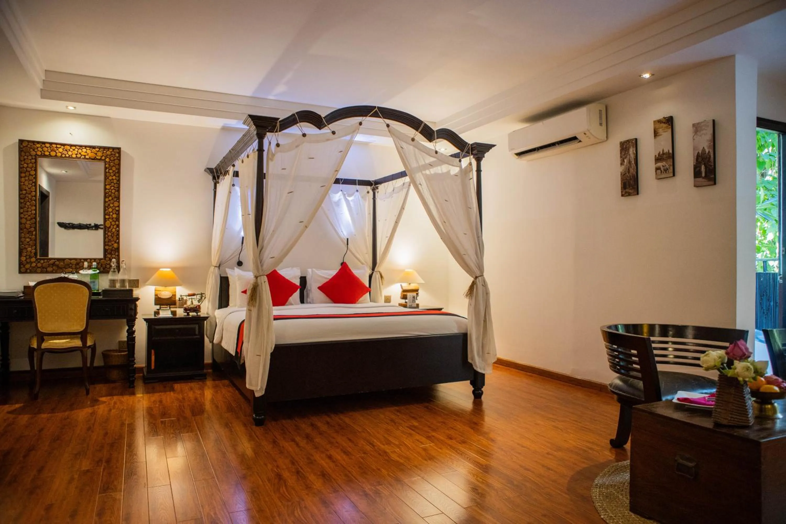 Bed in La Rose Suites