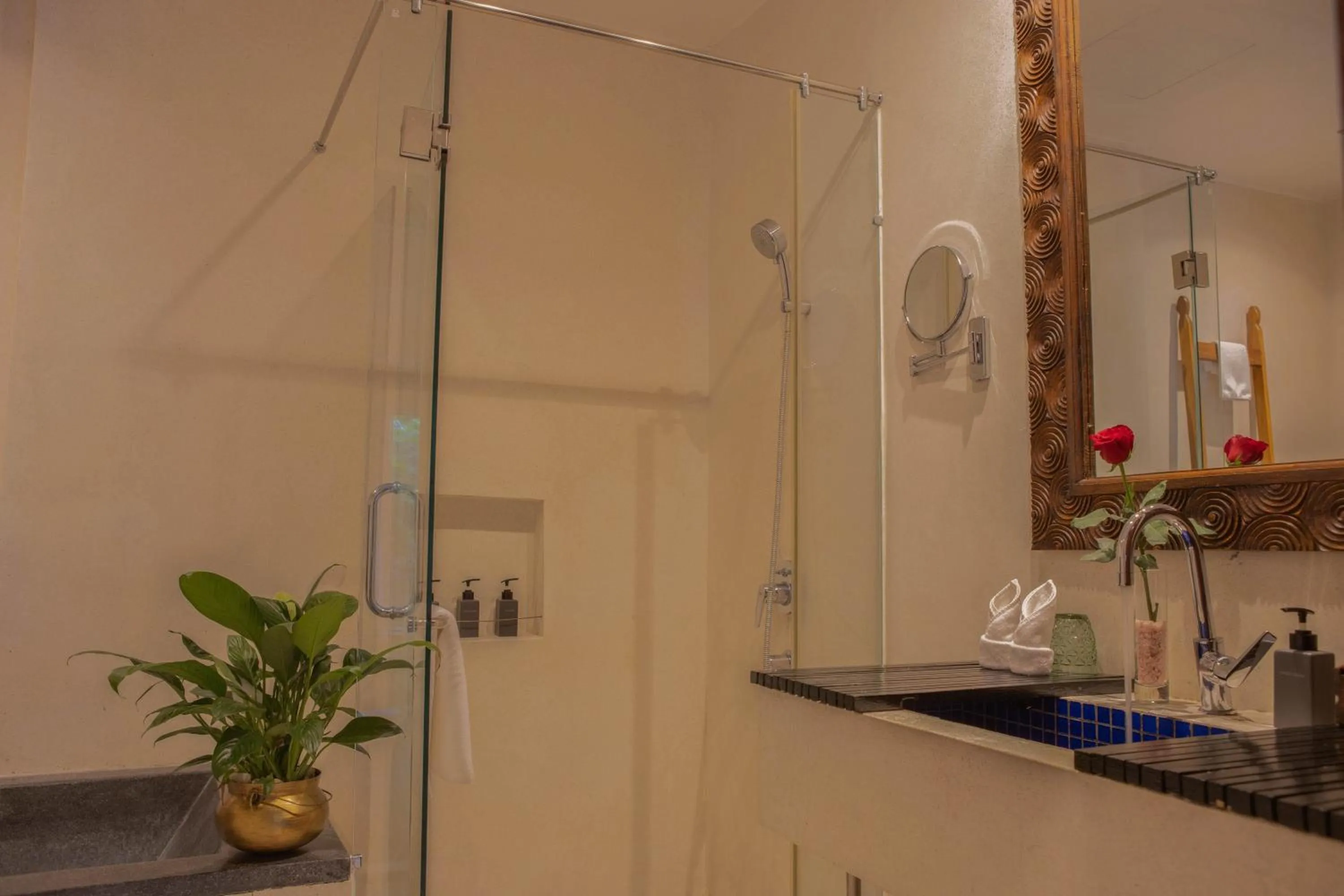 Shower in La Rose Suites