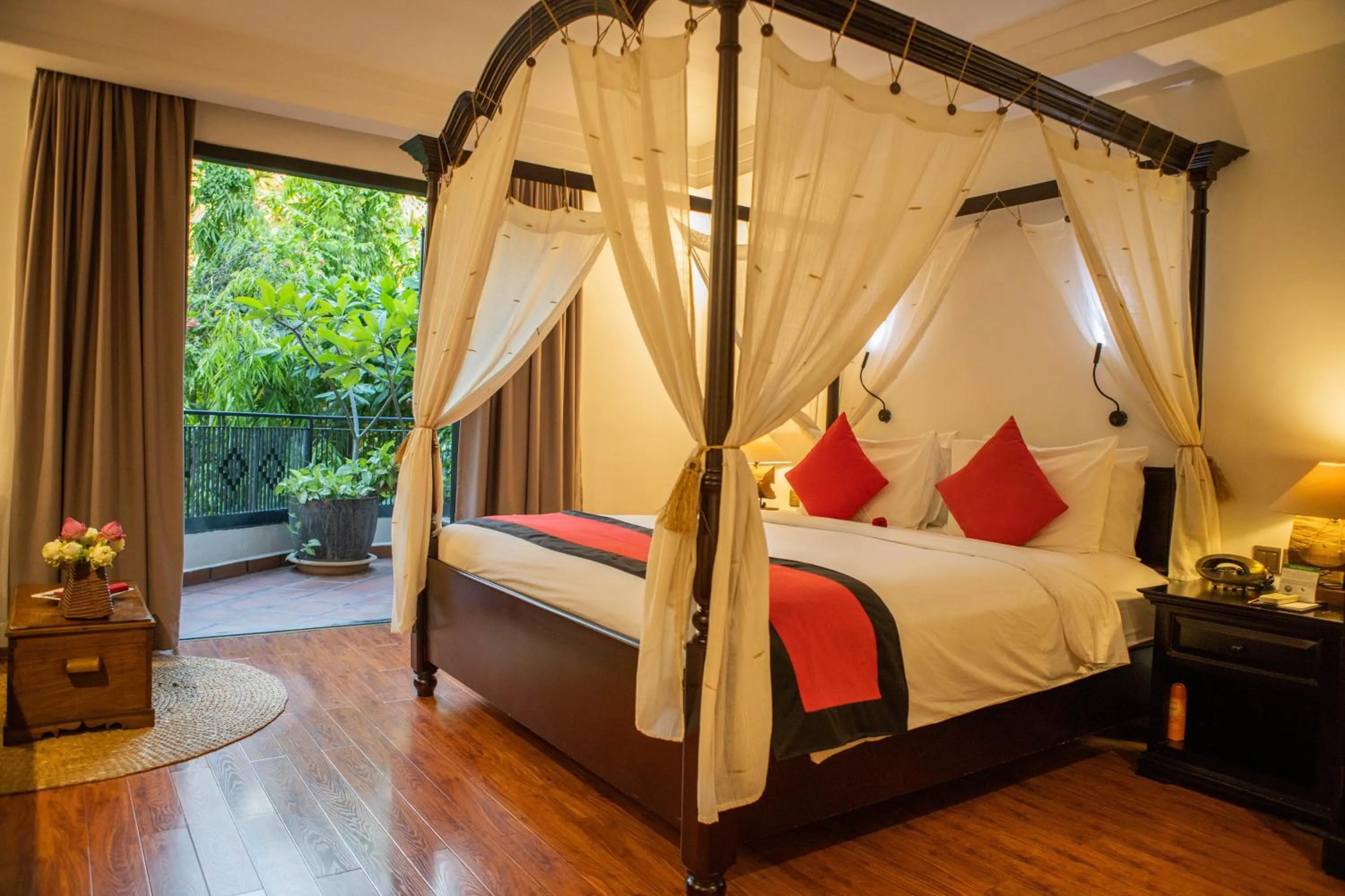 Bed in La Rose Suites