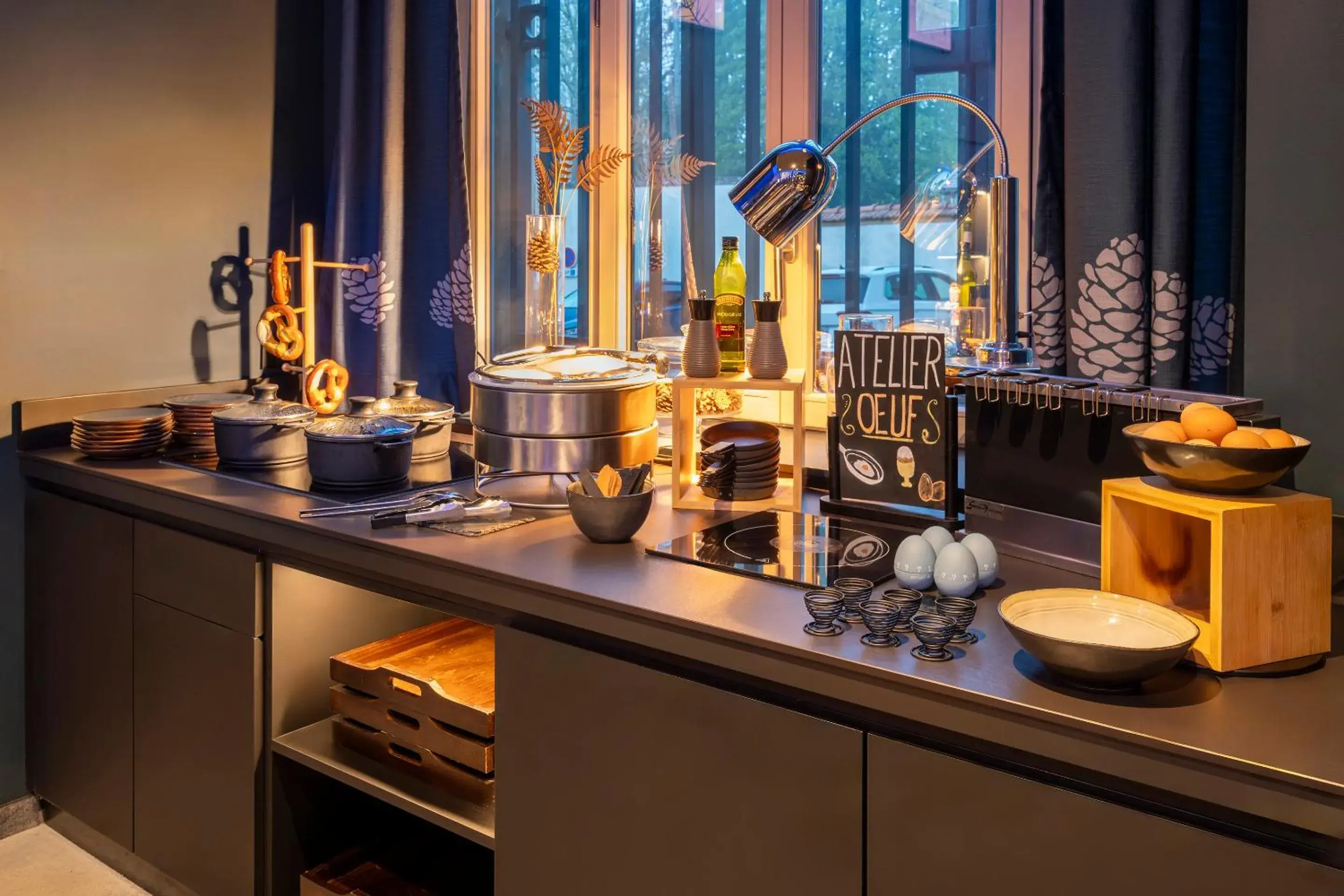 Breakfast in Best Western Premier Le Chapitre Hotel and Spa Breakfast in Best Western Premier Le Chapitre Hotel and Spa