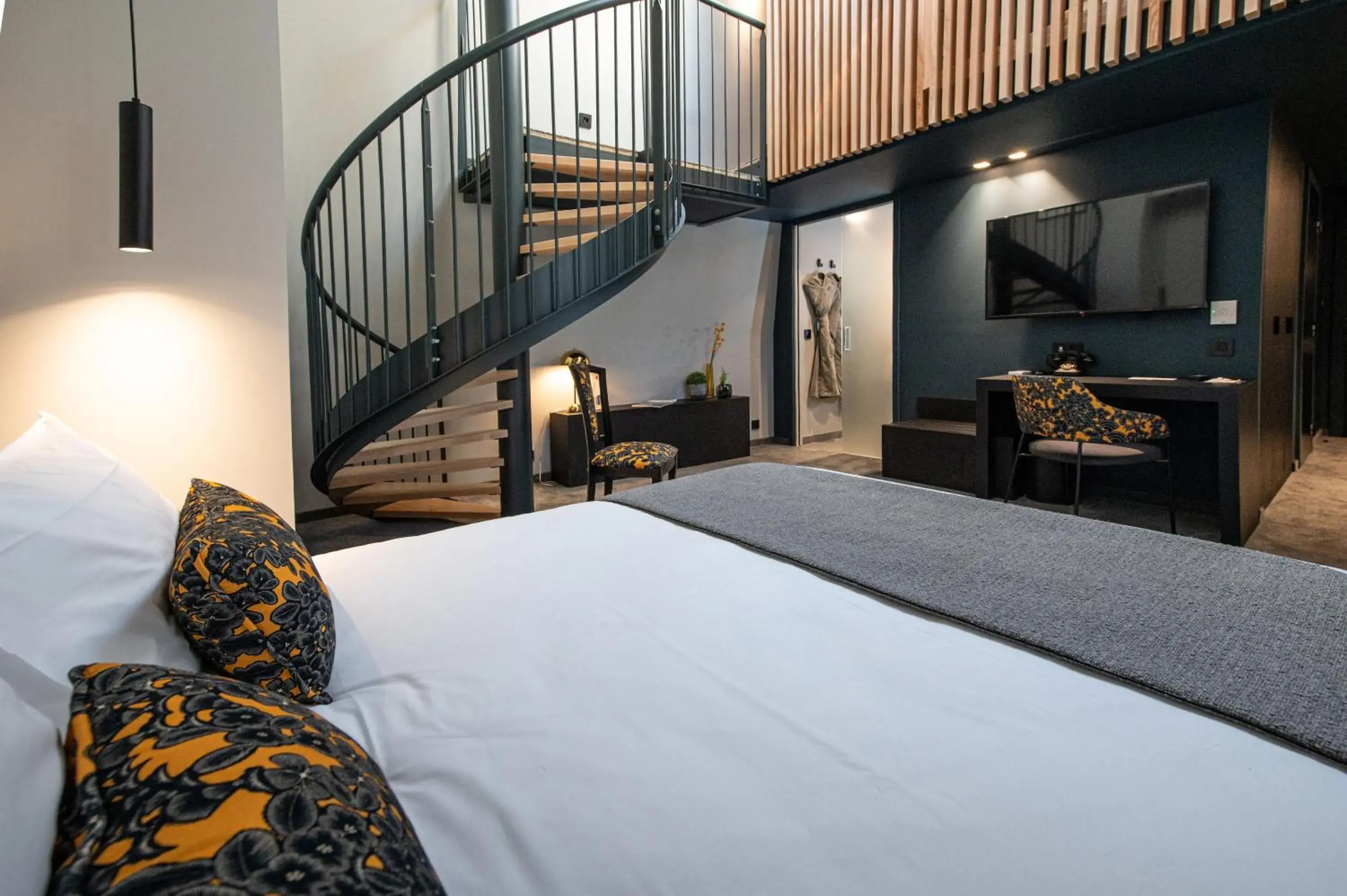 Duplex Suite with One Queen Bed and Four Single Beds - Non-Smoking in Best Western Premier Le Chapitre Hotel and Spa Duplex Suite with One Queen Bed and Four Single Beds - Non-Smoking in Best Western Premier Le Chapitre Hotel and Spa