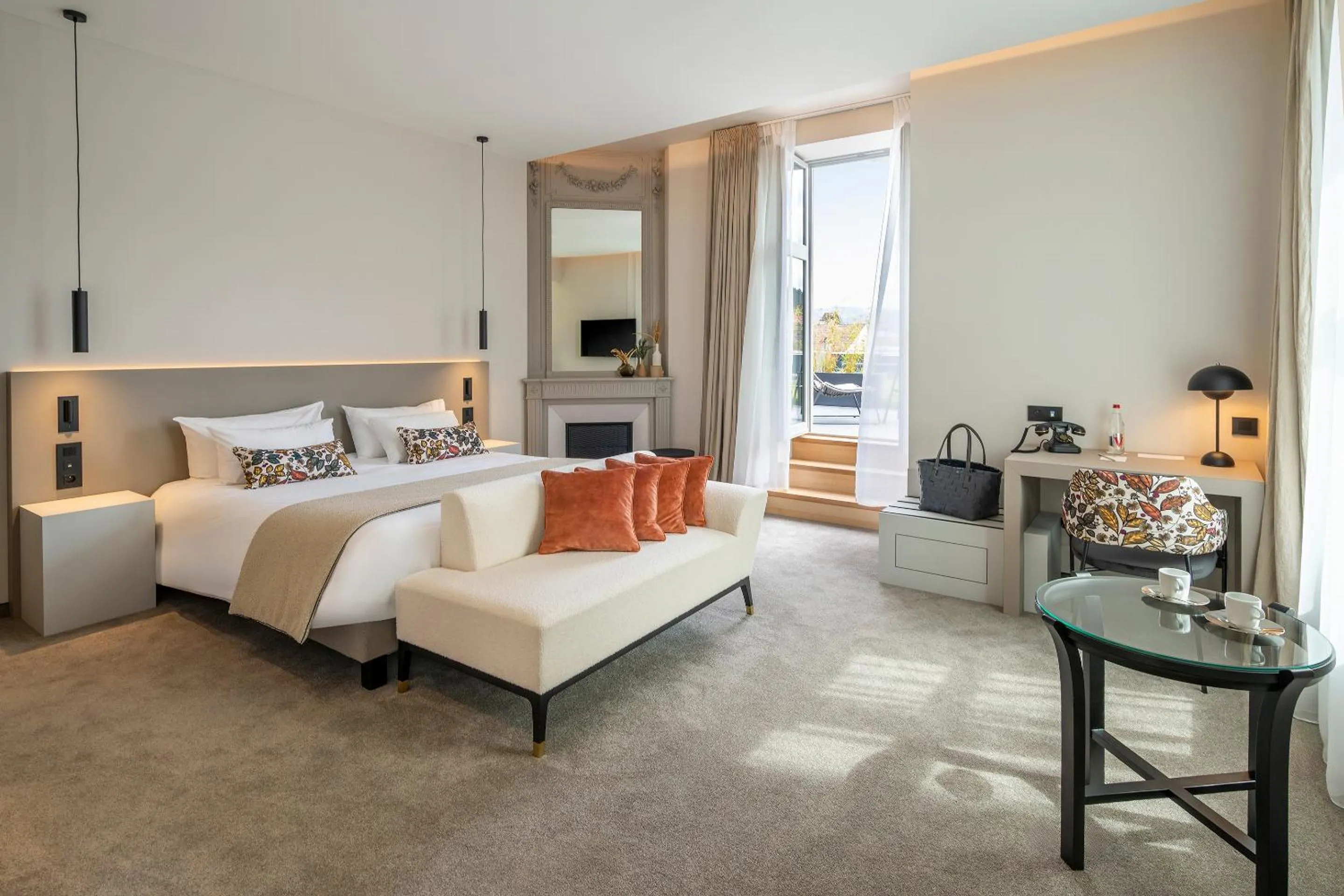 Photo of the whole room, Bed in Best Western Premier Le Chapitre Hotel and Spa