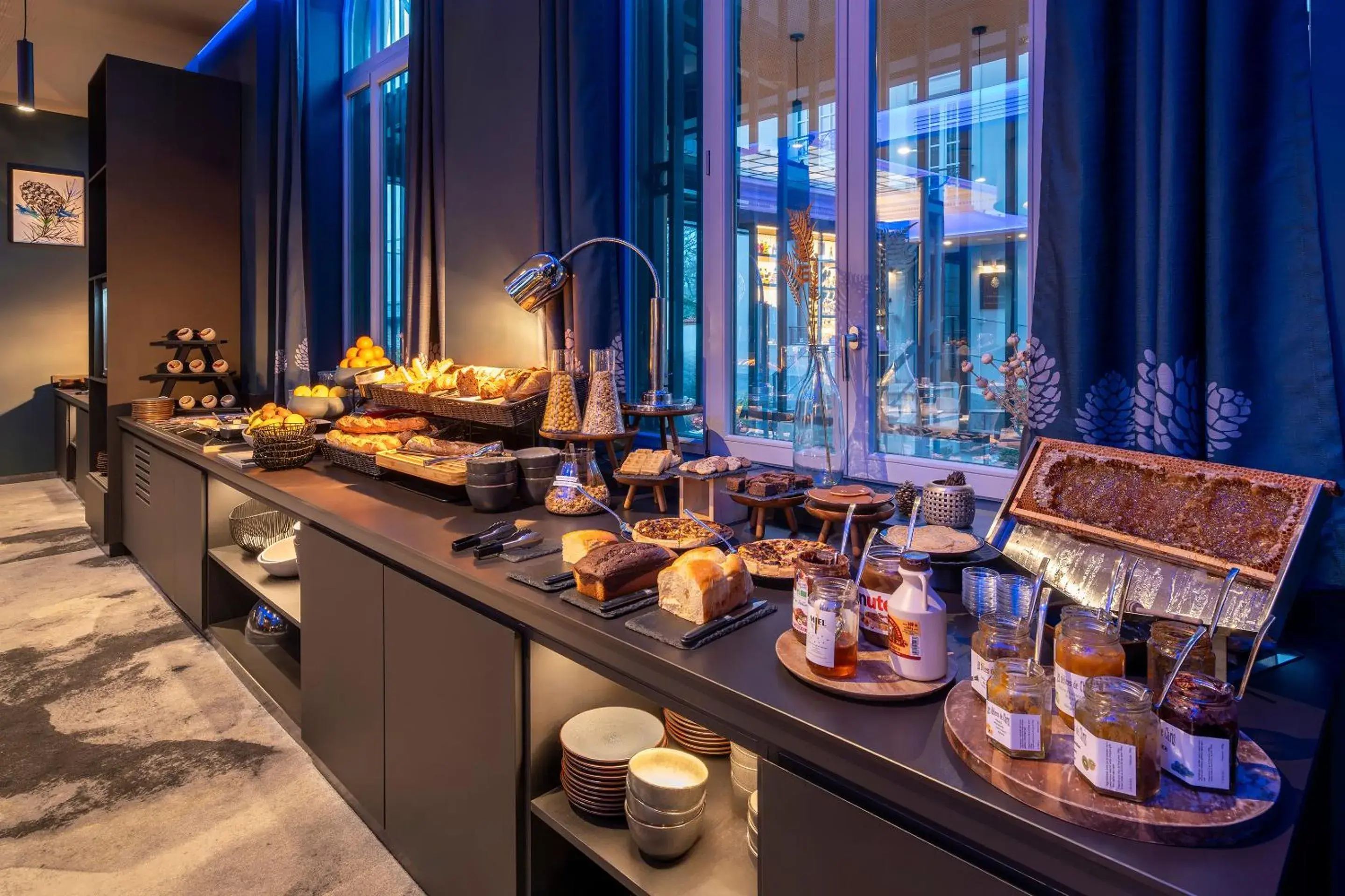 Breakfast in Best Western Premier Le Chapitre Hotel and Spa Breakfast in Best Western Premier Le Chapitre Hotel and Spa