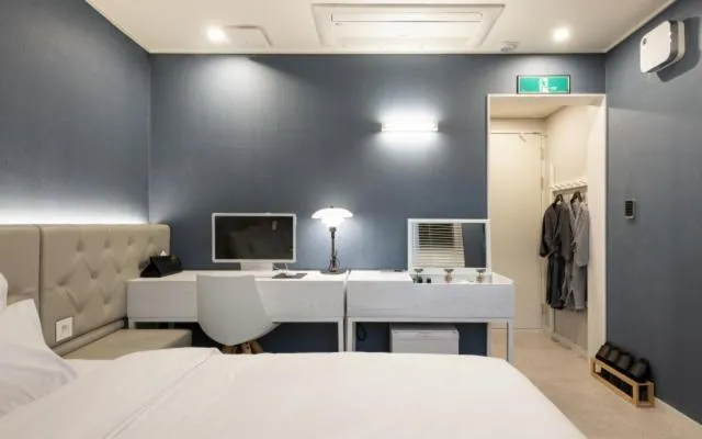 Bed in Hotel Yaja Gwangalli