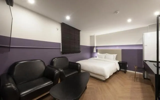 Bed in Hotel Yaja Gwangalli