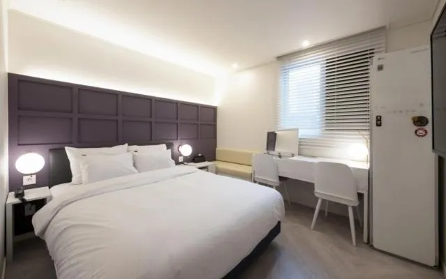 Bed in Hotel Yaja Gwangalli