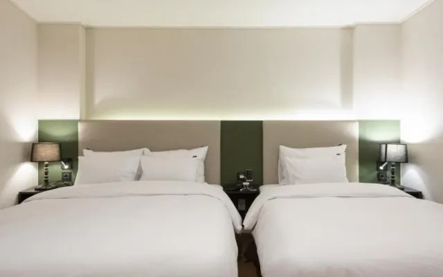 Bed in Hotel Yaja Gwangalli