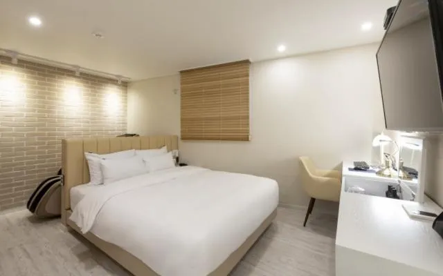 Bed in Hotel Yaja Gwangalli