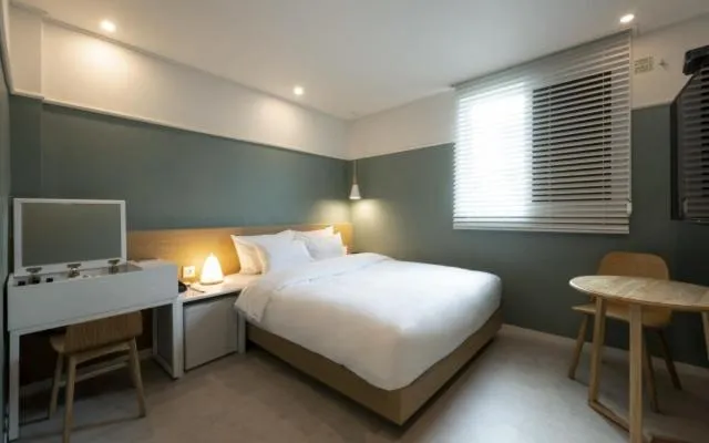 Bed in Hotel Yaja Gwangalli