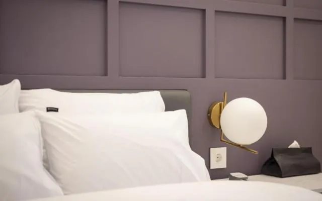 Bed in Hotel Yaja Gwangalli