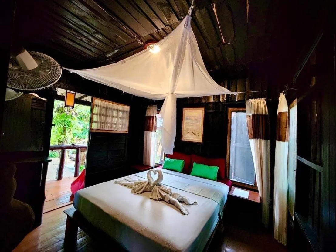 Bed in Leaf House Bungalows SHA PLUS approved