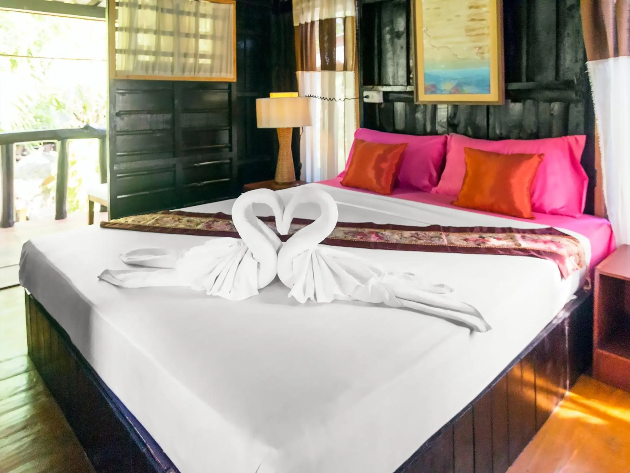 Bedroom, Bed in Leaf House Bungalows SHA PLUS approved