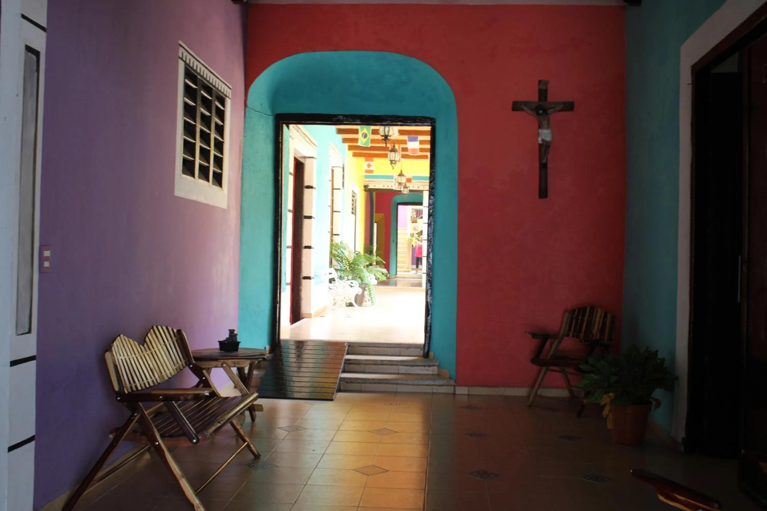 Patio in Hotel Guaranducha Inn