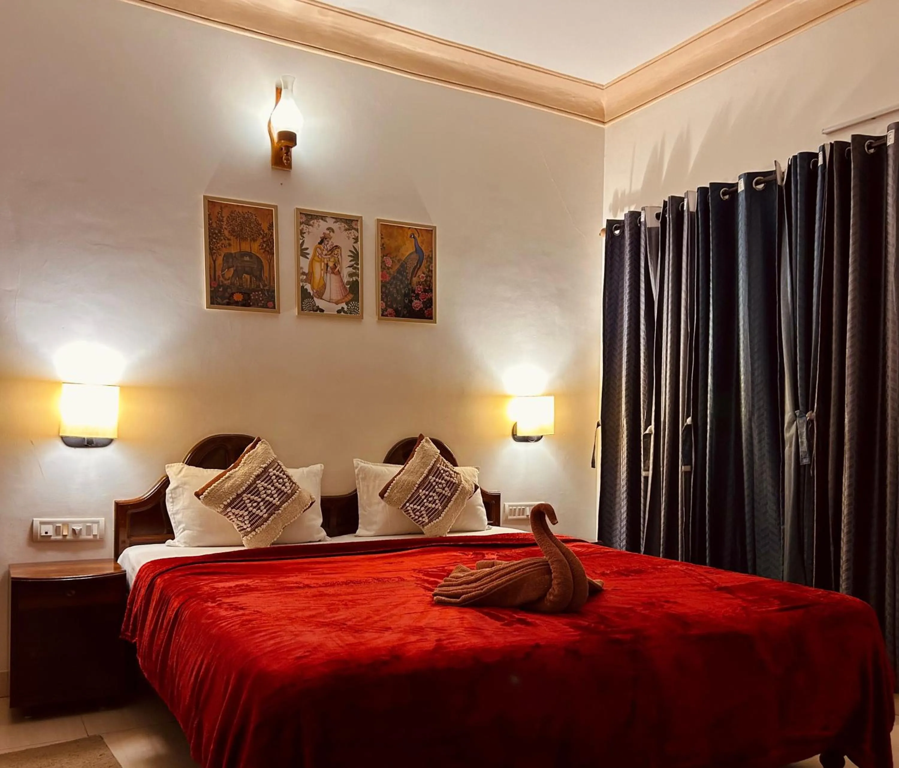 Bed in Hotel Sea View Palace - the beach hotel