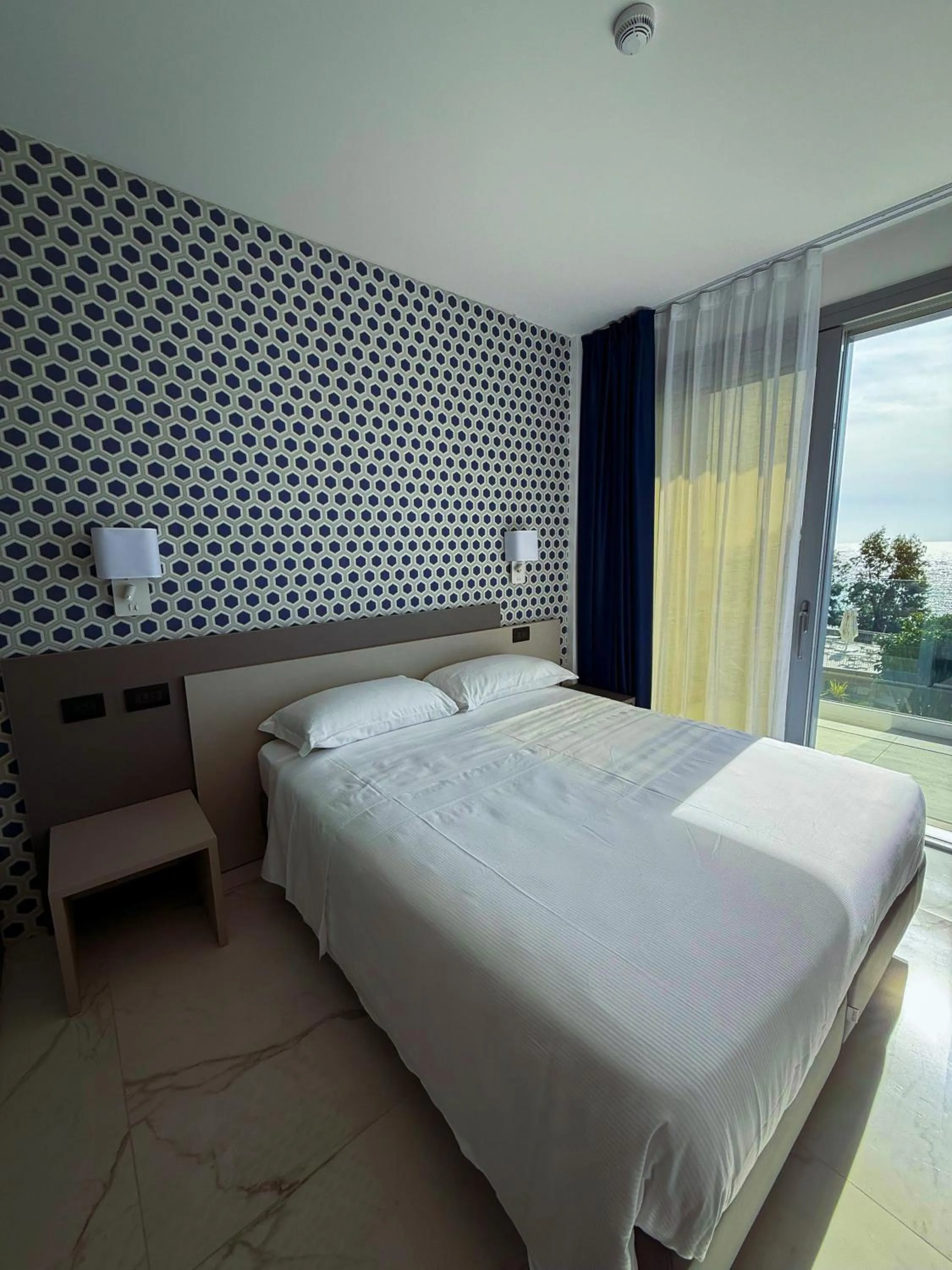 Bed in Hotel Villa Levi