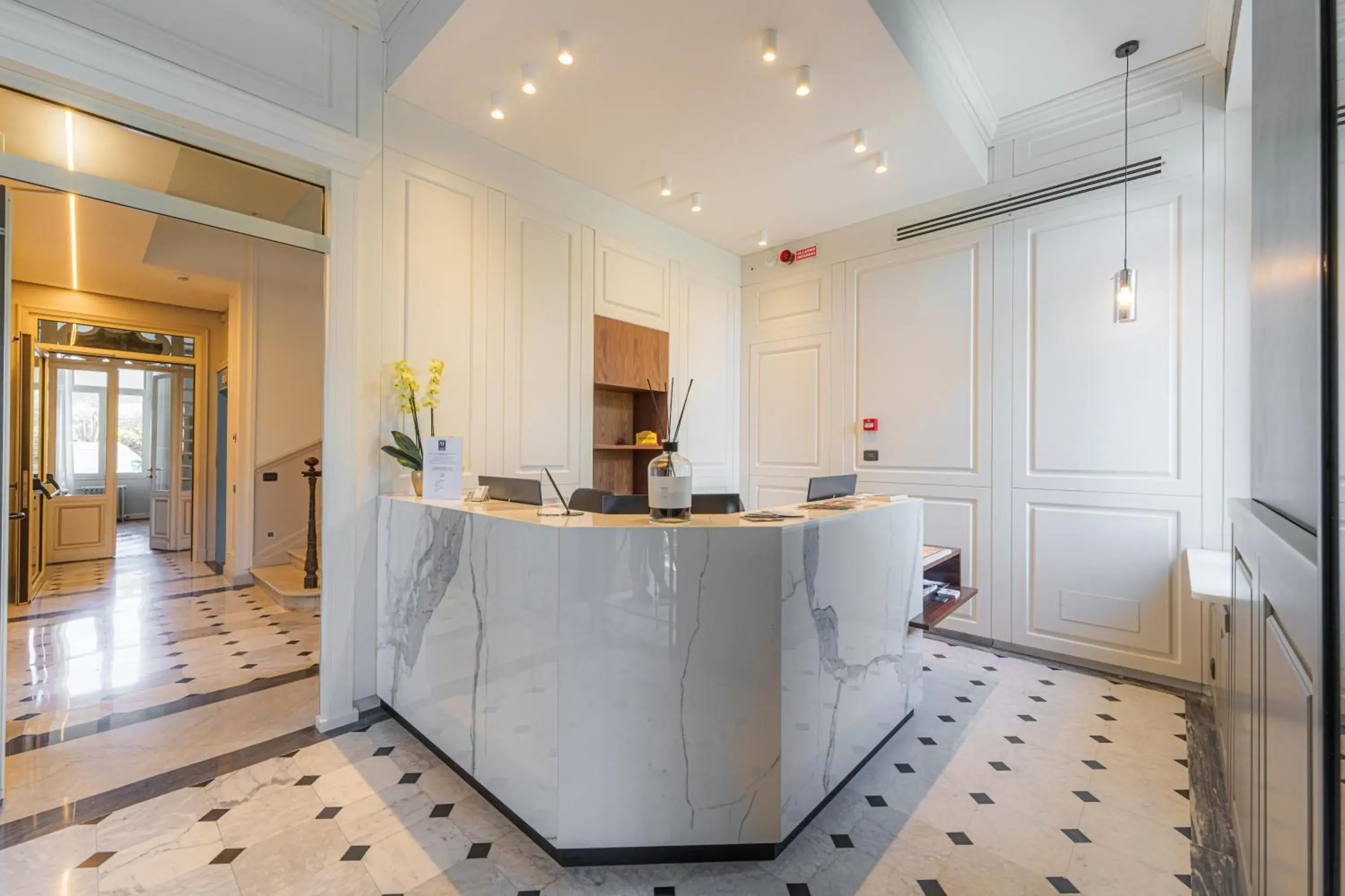 Lobby or reception in Hotel Villa Levi Lobby or reception in Hotel Villa Levi