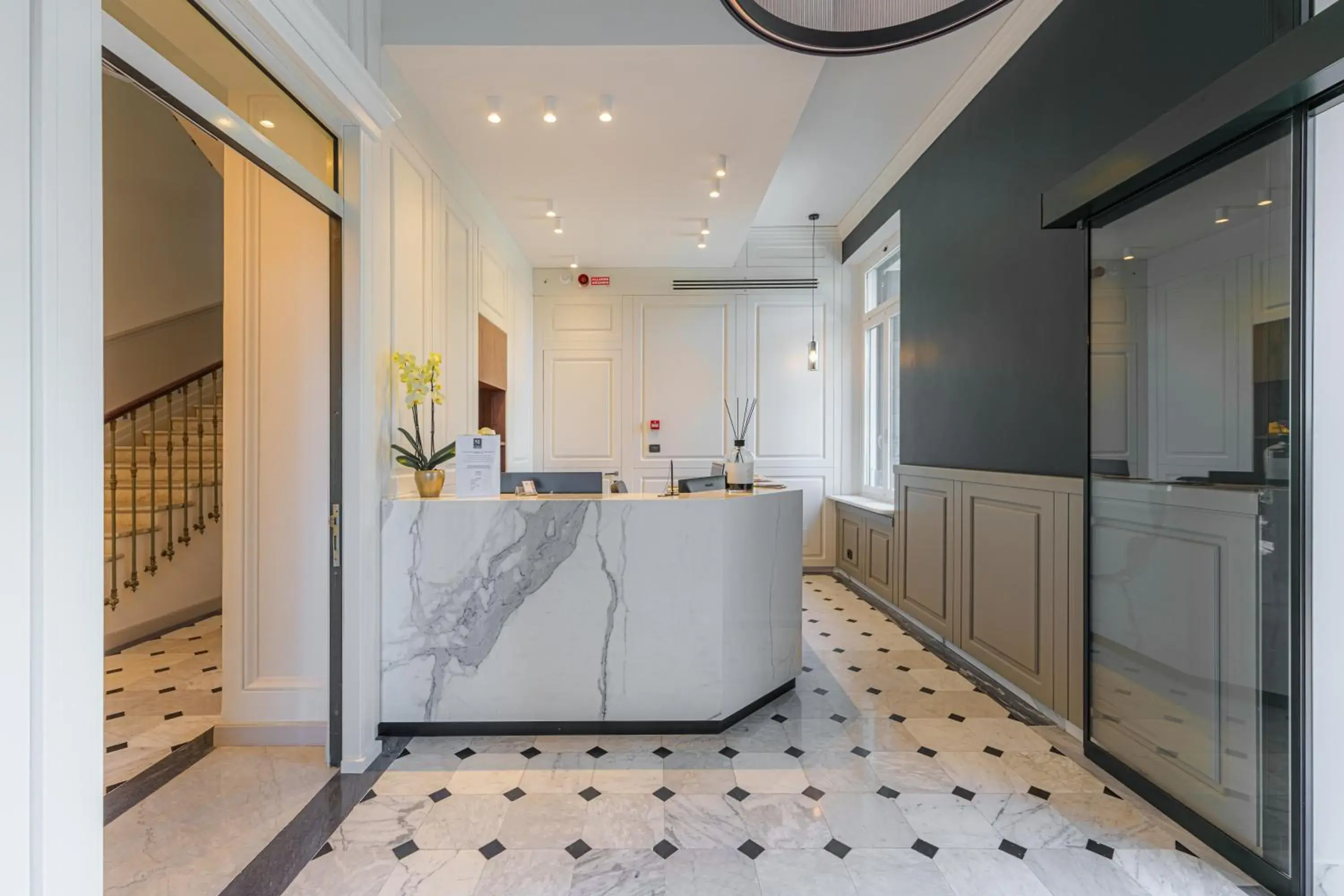 Lobby or reception in Hotel Villa Levi Lobby or reception in Hotel Villa Levi