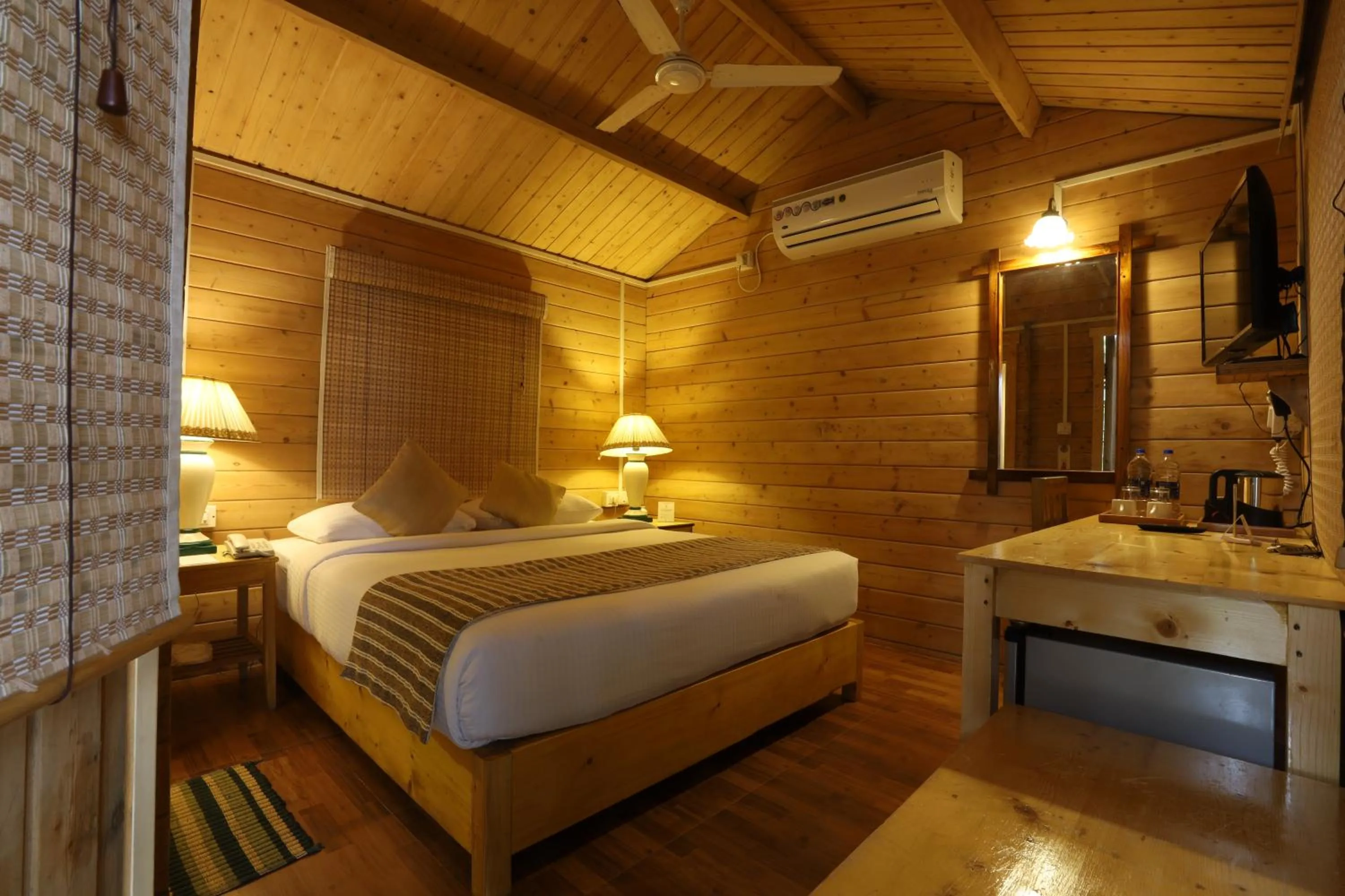 Bed in Lotus an Eco Resort Konark