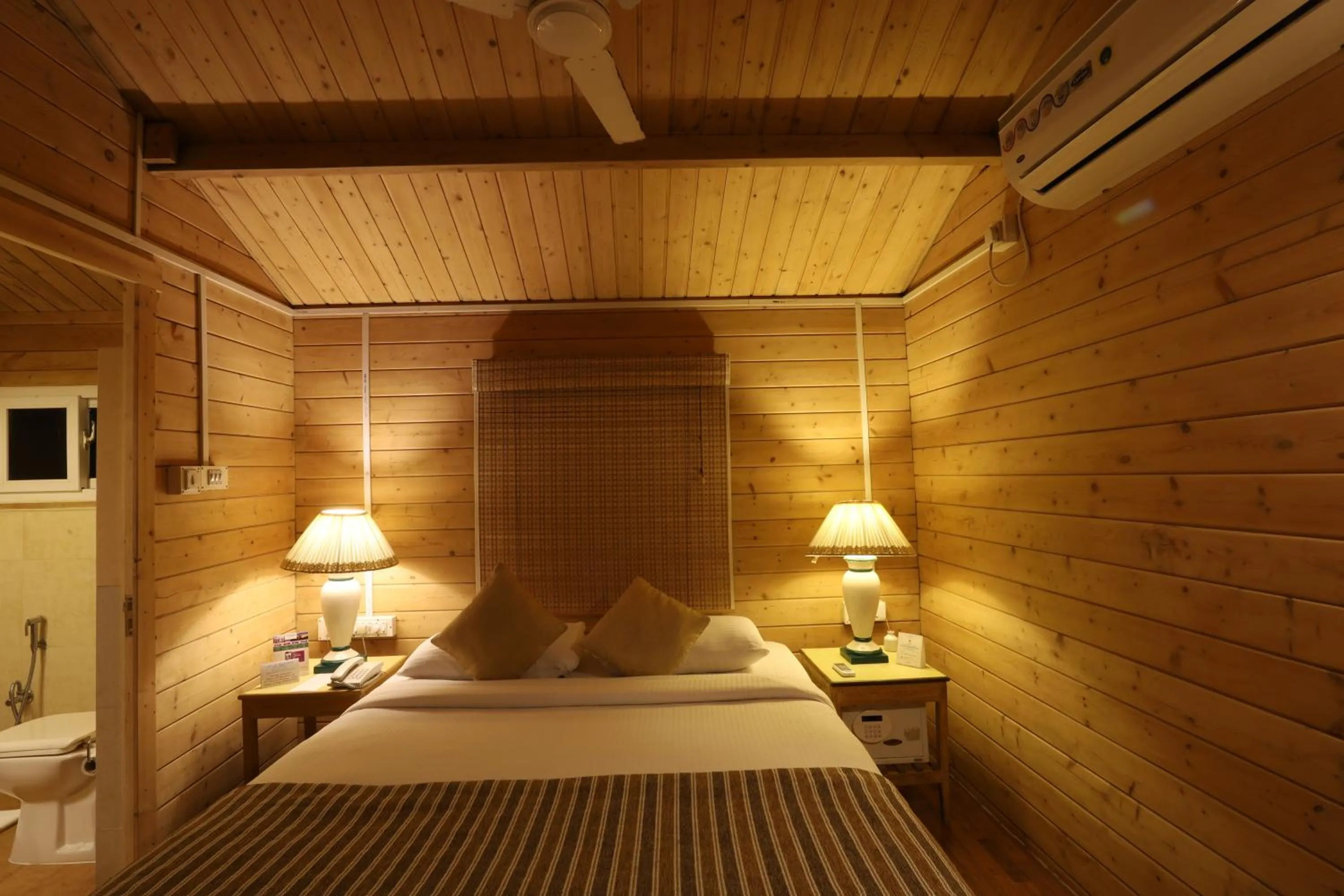 Bed in Lotus an Eco Resort Konark