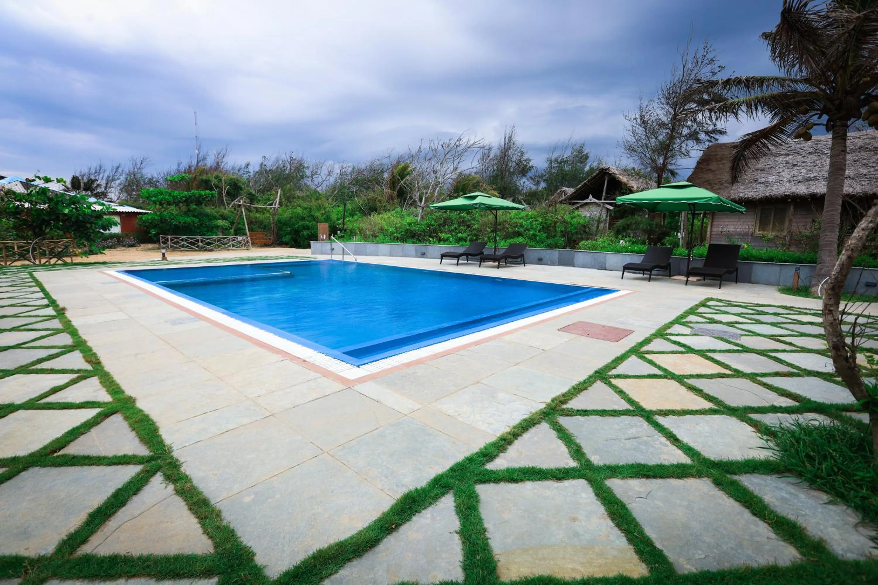 Swimming pool in Lotus an Eco Resort Konark