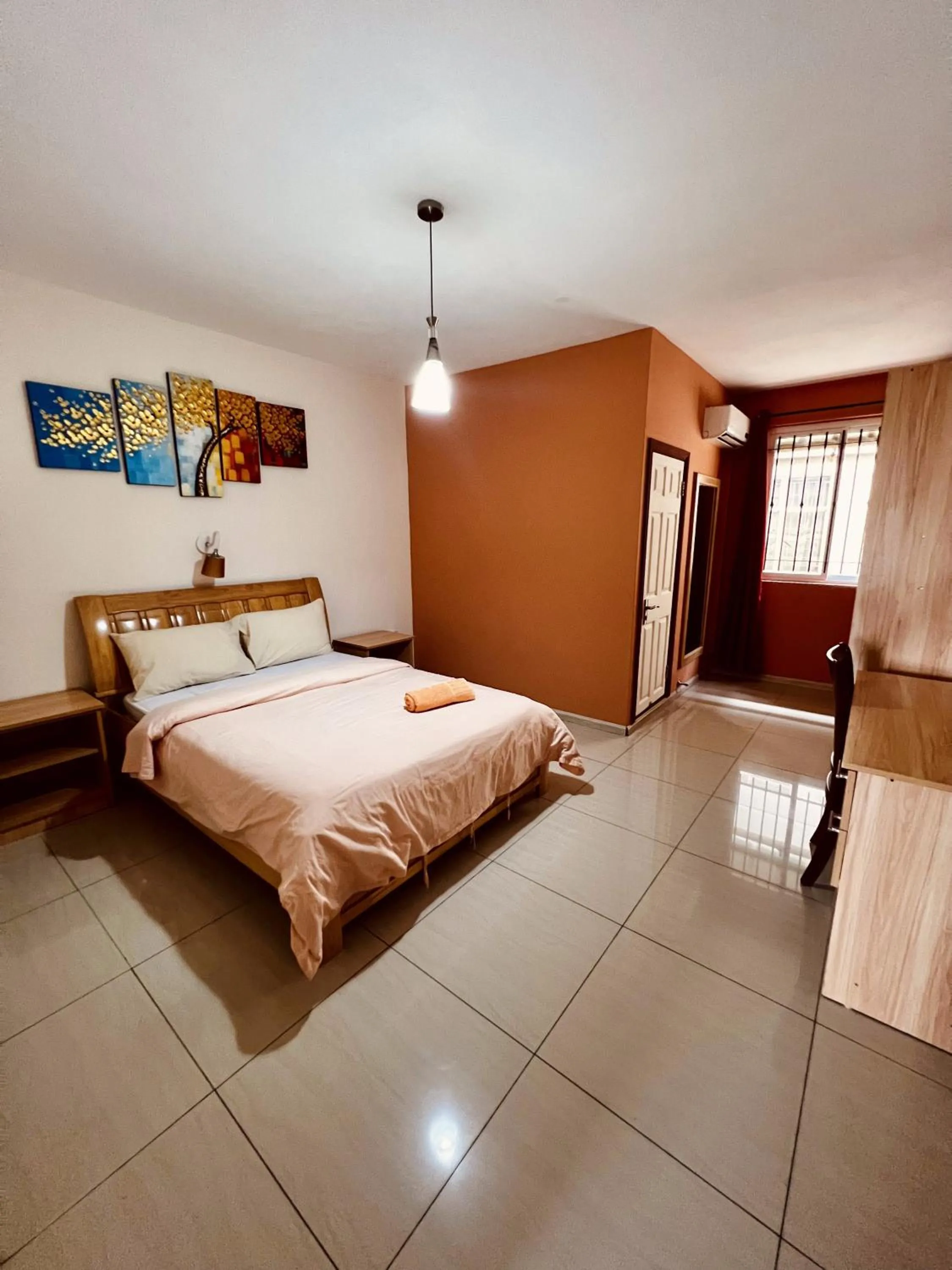 Bed in Vintage Lodge