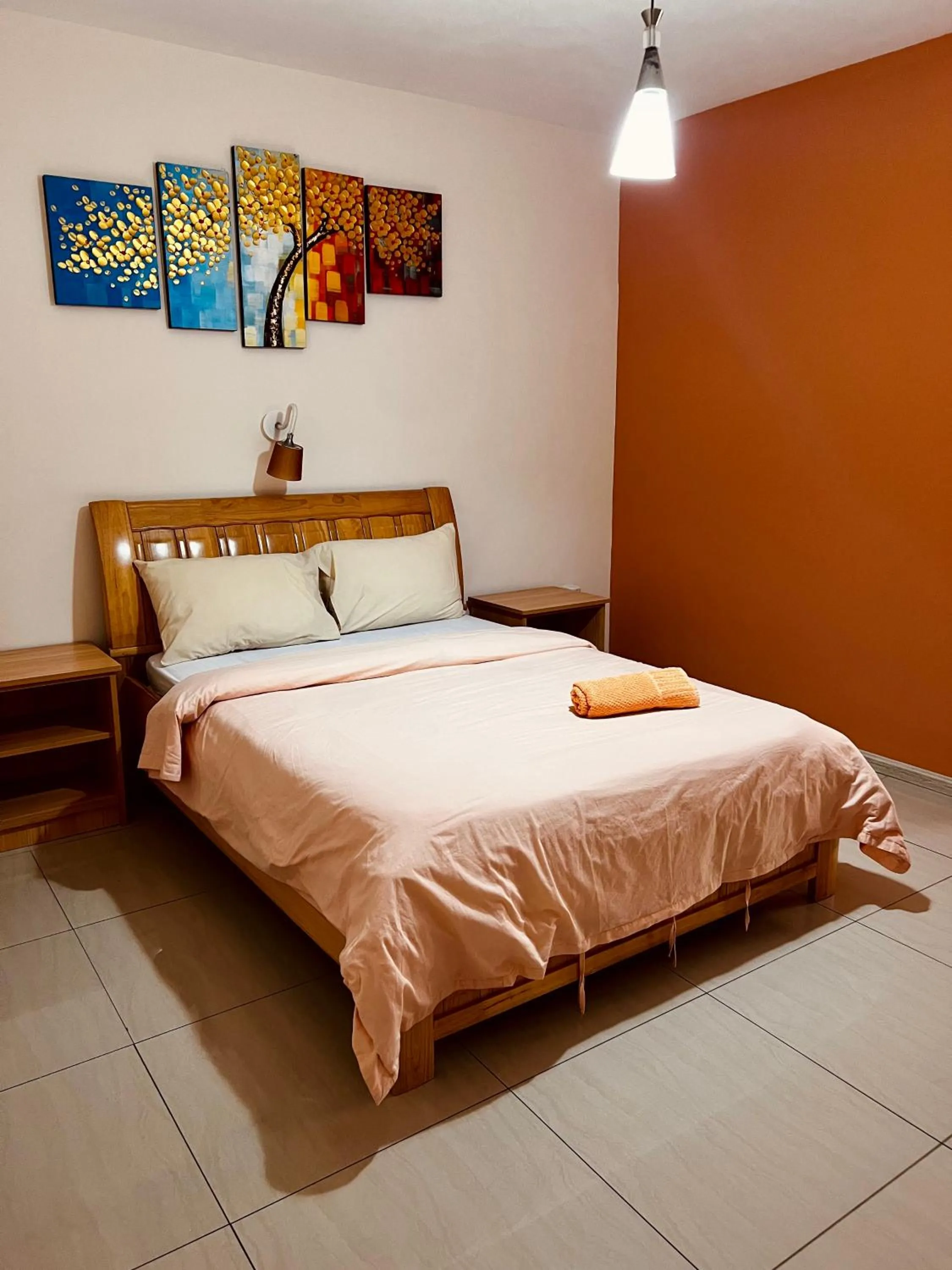 Bed in Vintage Lodge