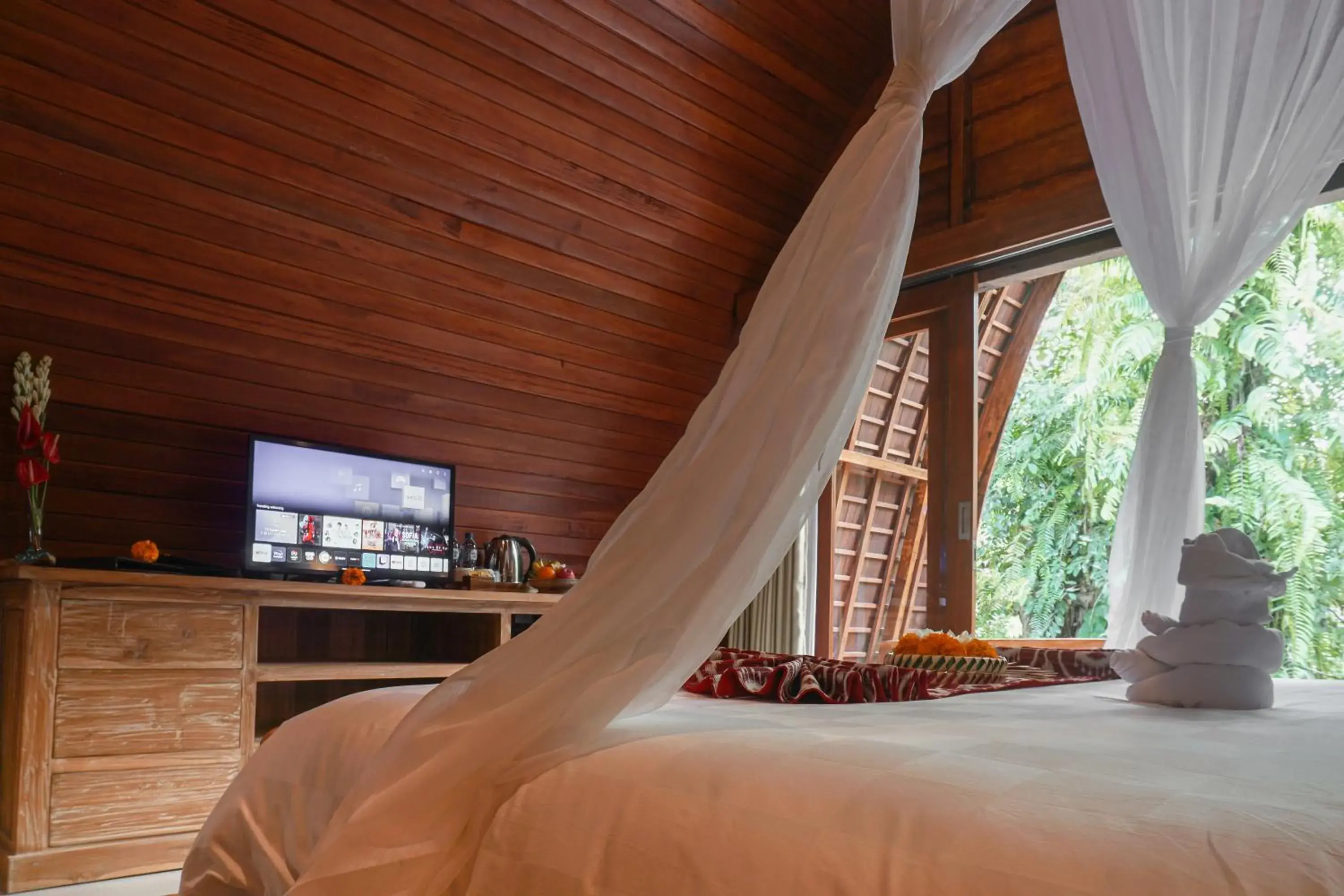 Bed in Uma Linggah Resort by Puri Signatures Bed in Uma Linggah Resort by Puri Signatures