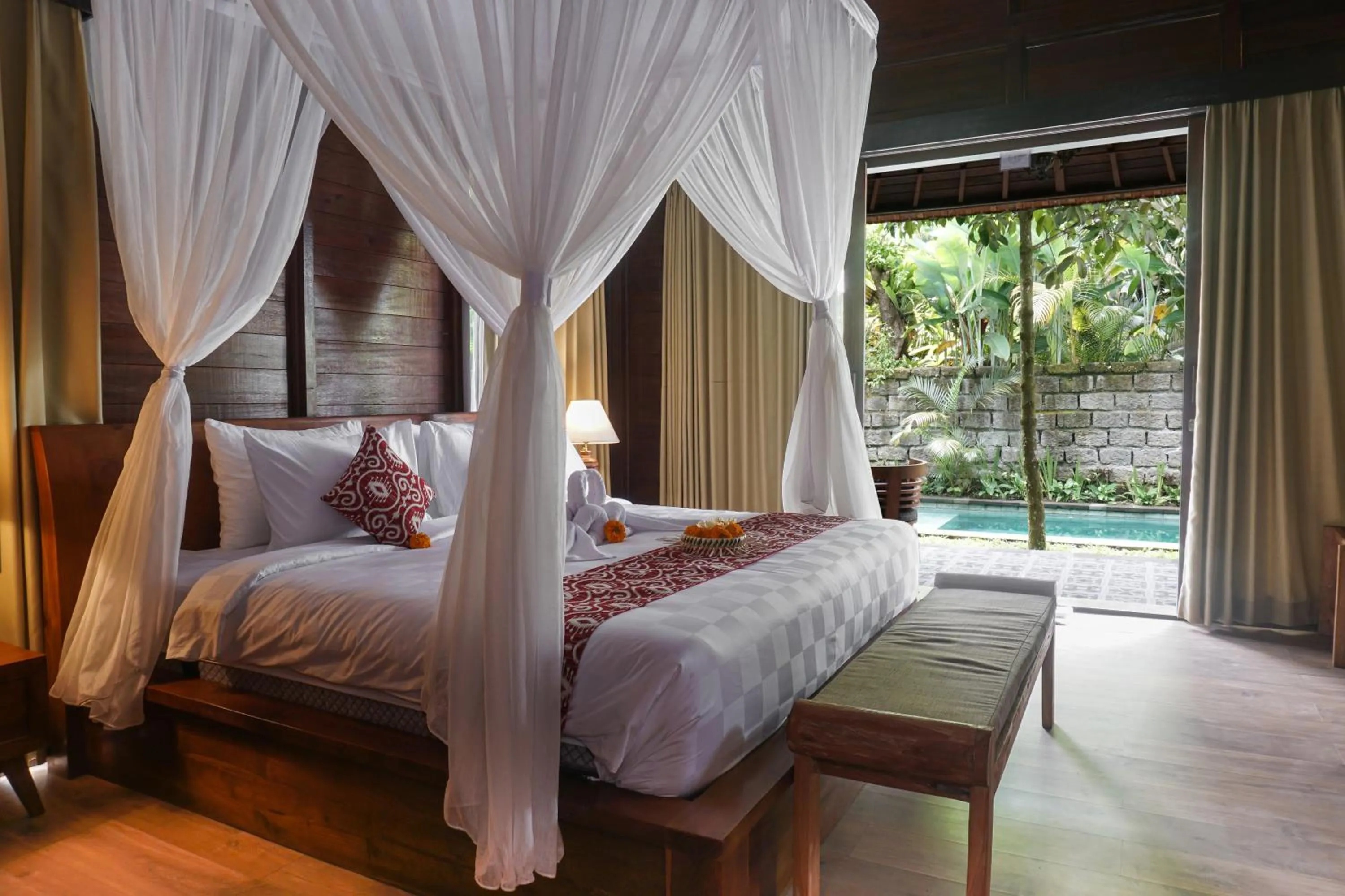 Bed in Uma Linggah Resort by Puri Signatures