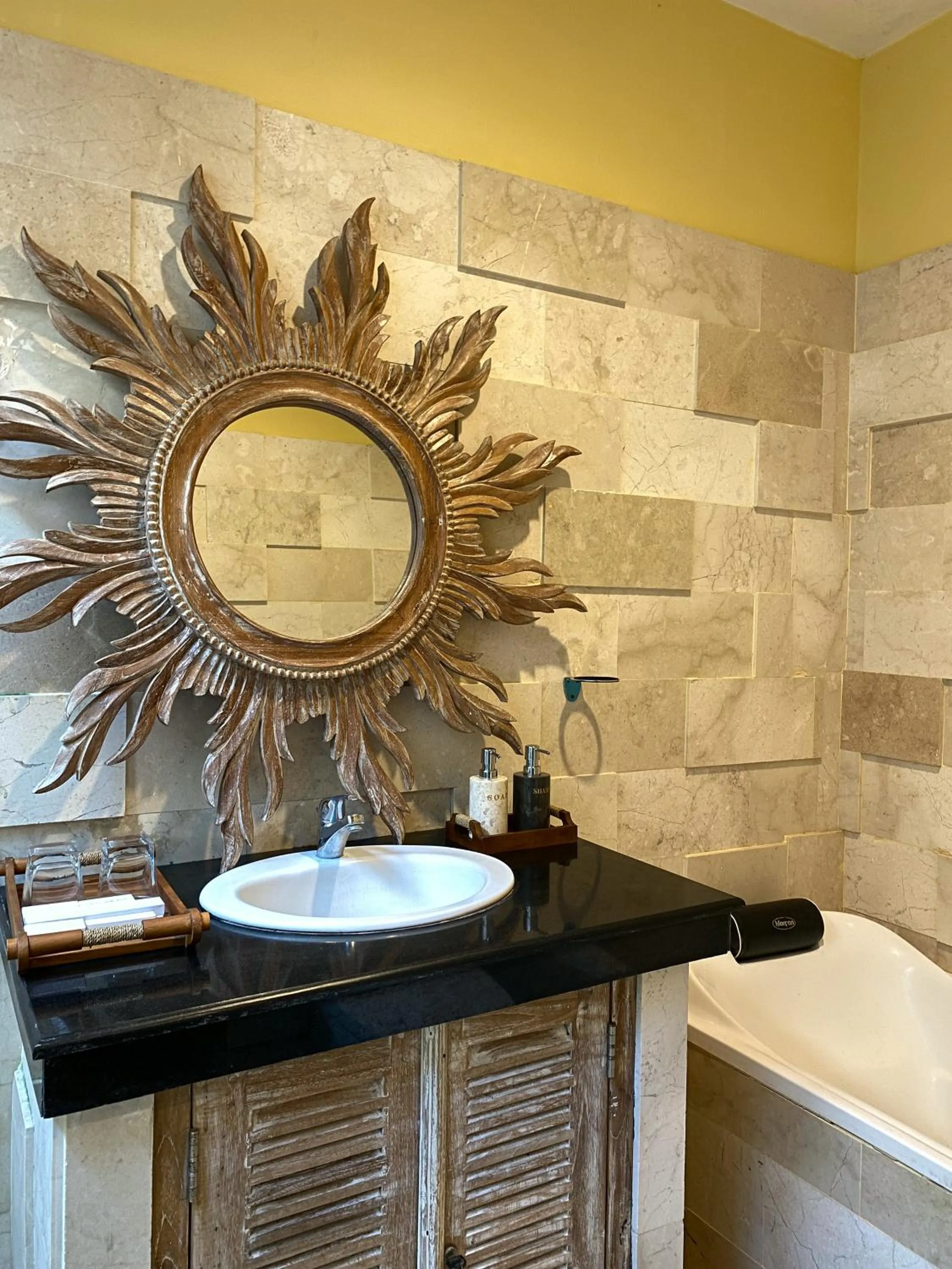 Bathroom in Uma Linggah Resort by Puri Signatures