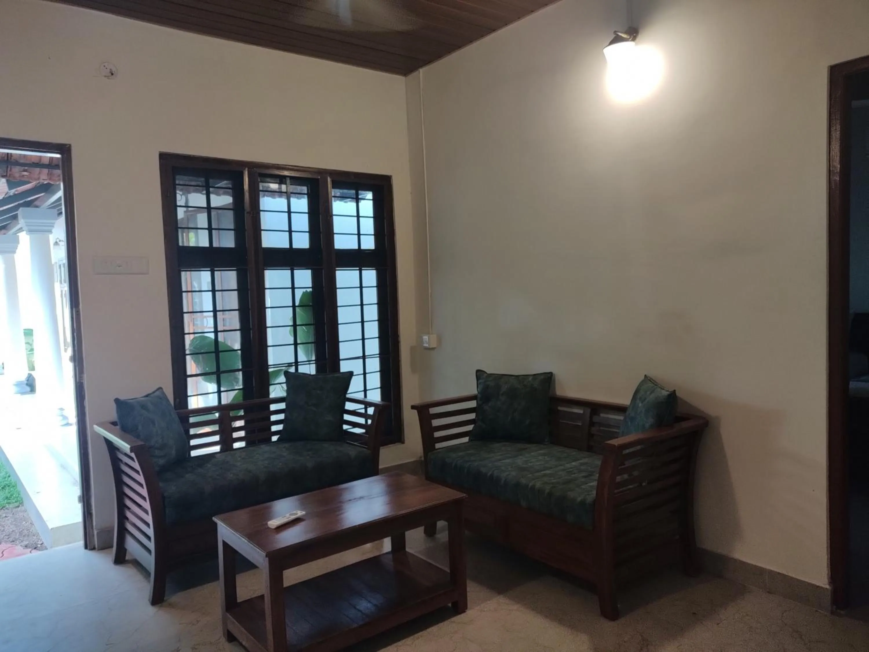 Seating area in Alfred Place