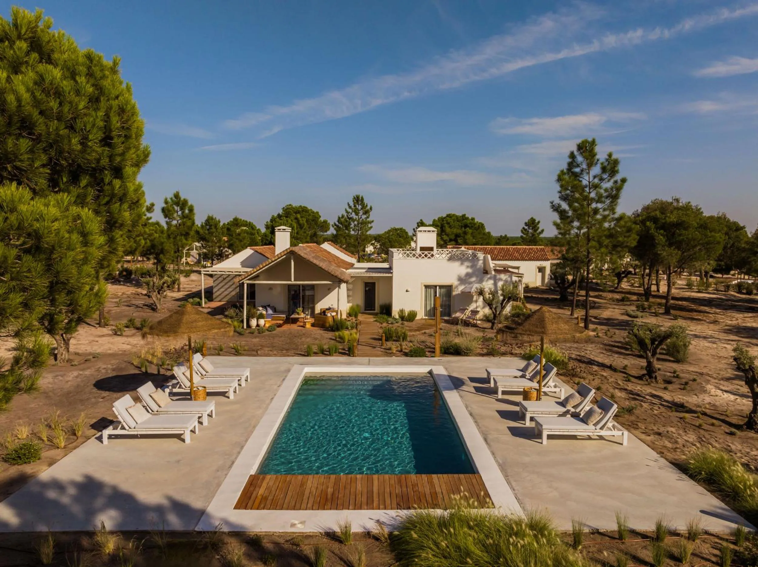 Pool view in Independente Comporta