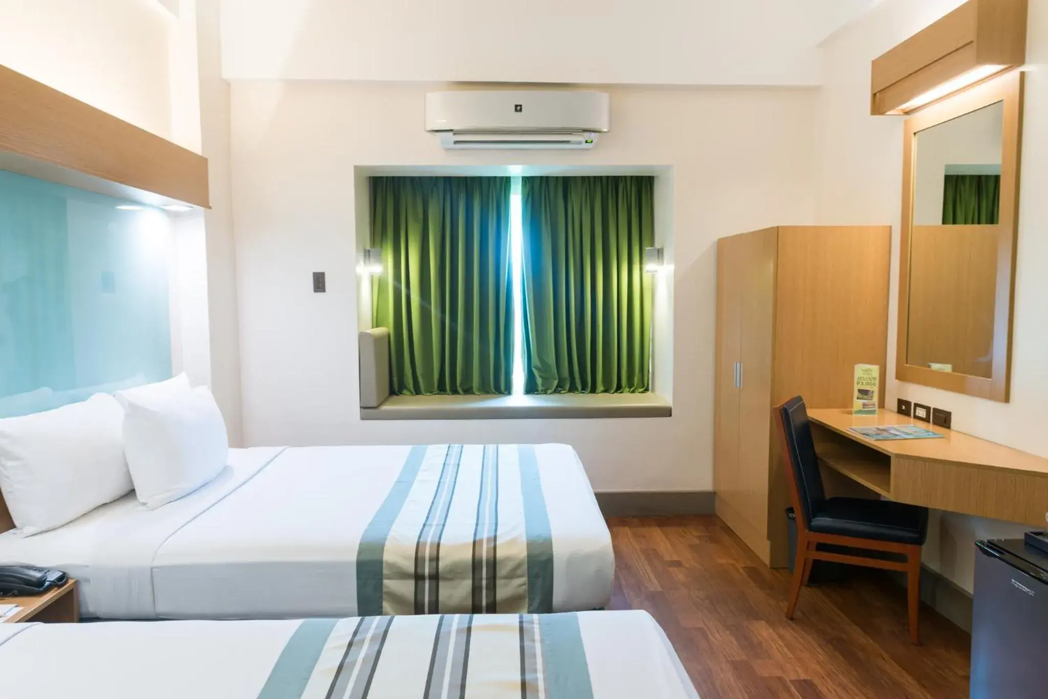 Bedroom, Bed in Microtel by Wyndham South Forbes near Nuvali Bedroom, Bed in Microtel by Wyndham South Forbes near Nuvali