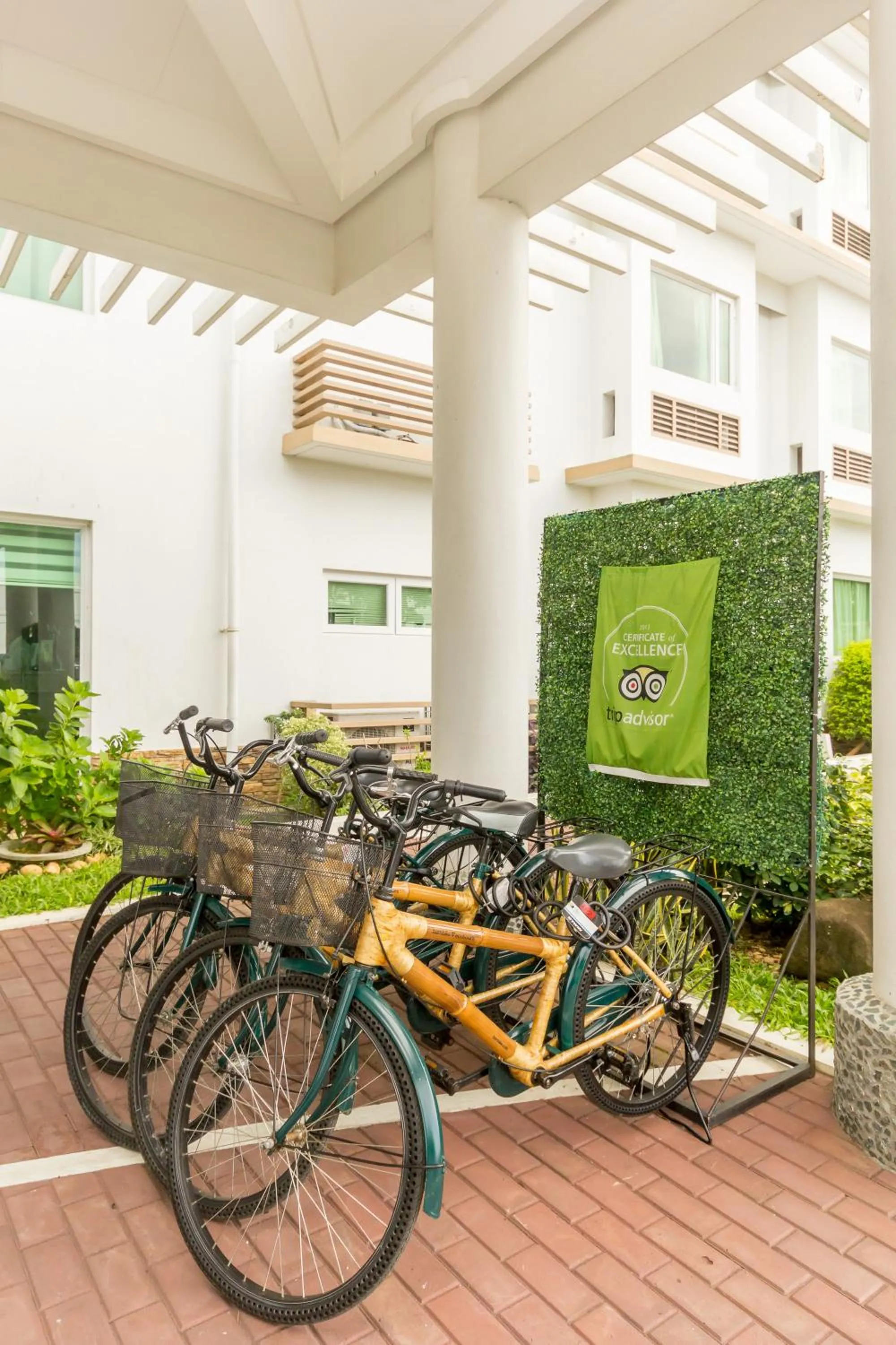 Cycling in Microtel by Wyndham South Forbes near Nuvali