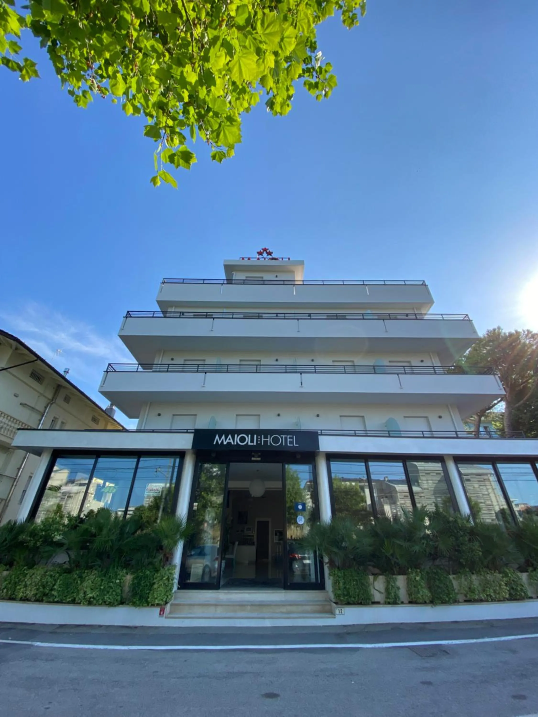 Property building in Hotel Maioli - Colazione XXL fino alle 12