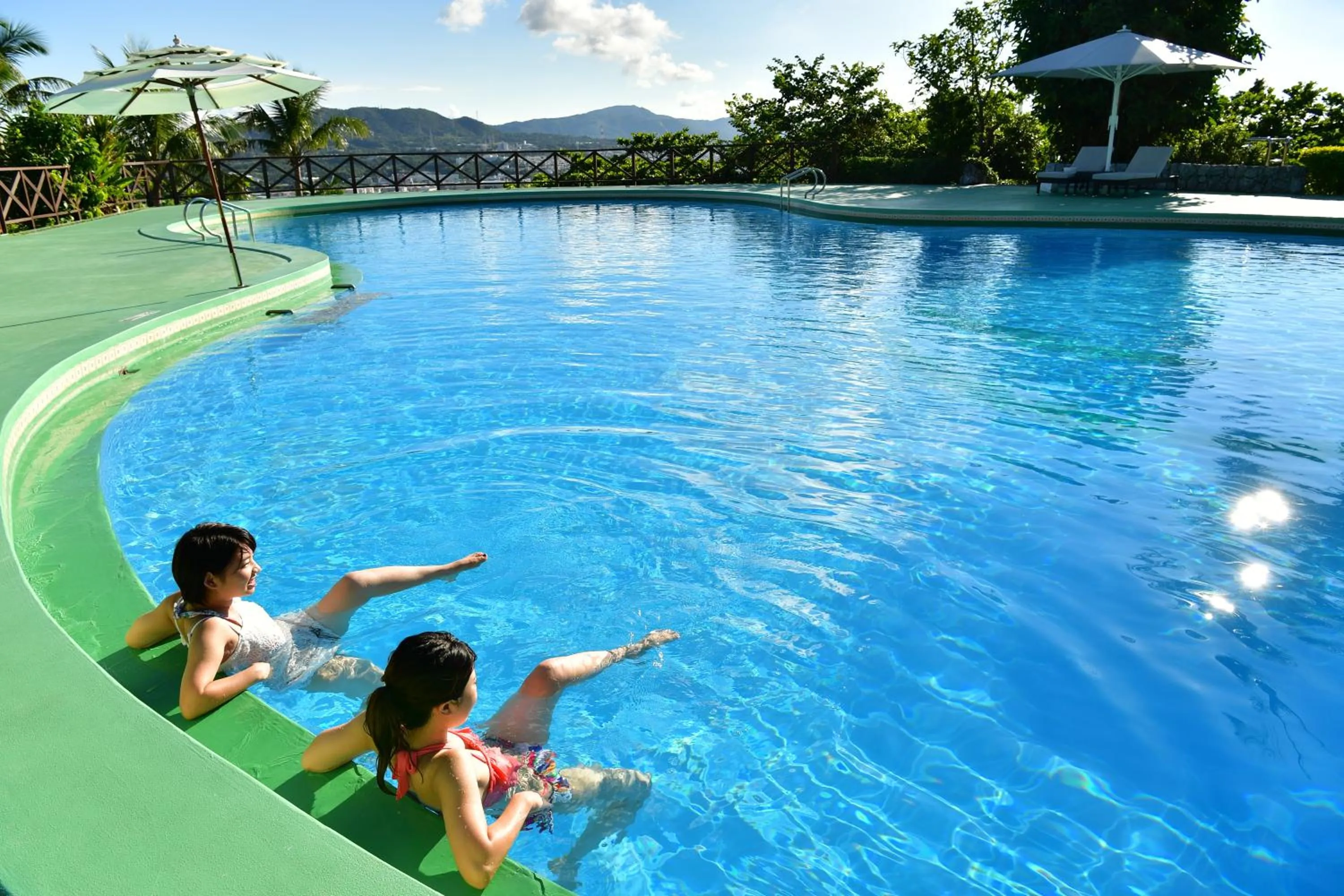 Swimming pool in Coco Garden Resort Okinawa