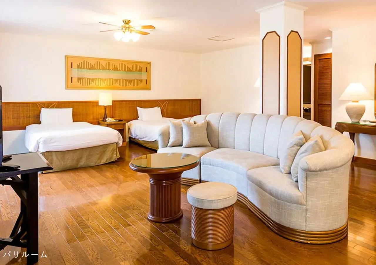 Bed in Coco Garden Resort Okinawa Bed in Coco Garden Resort Okinawa