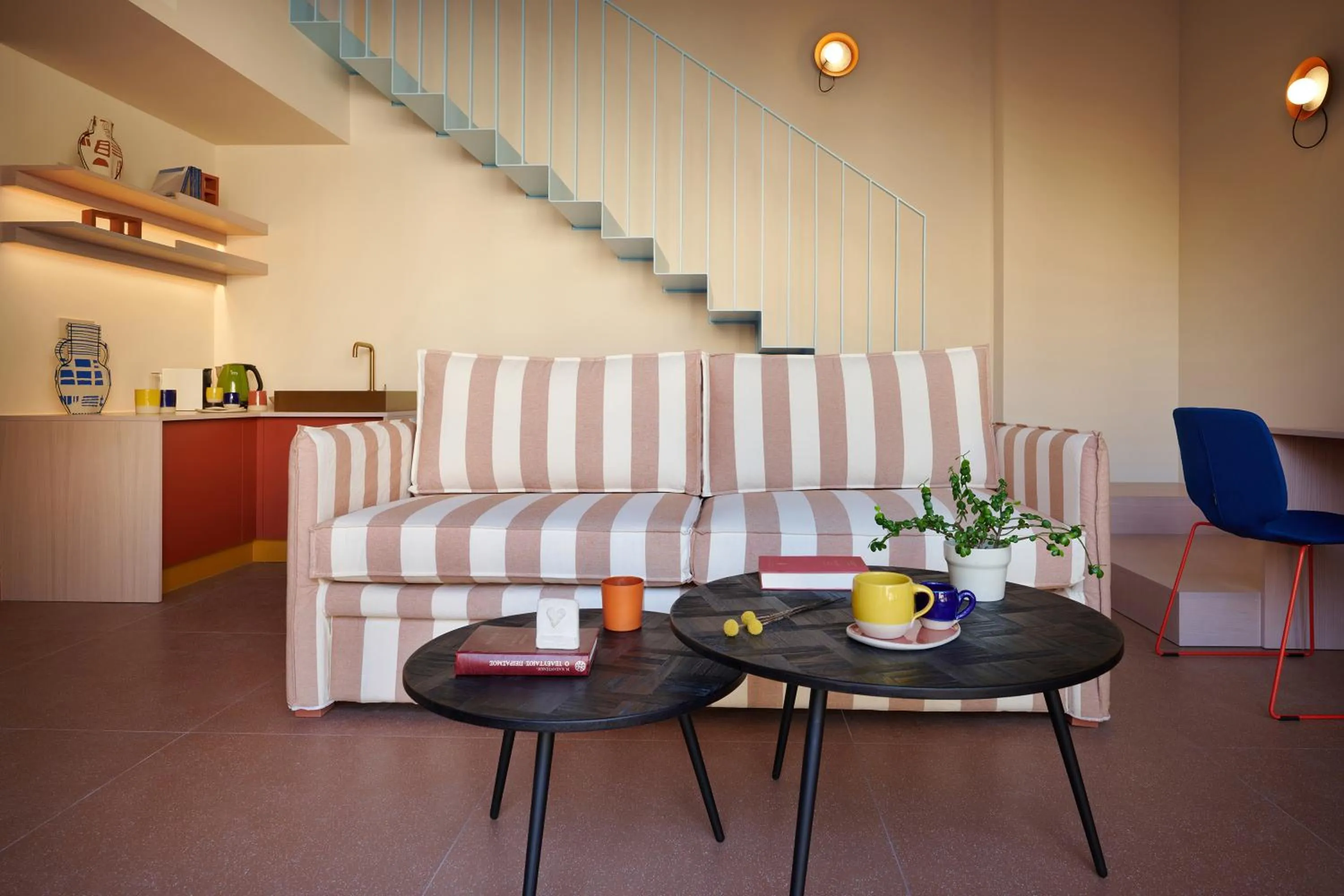 Living room in LOOM ATHENS